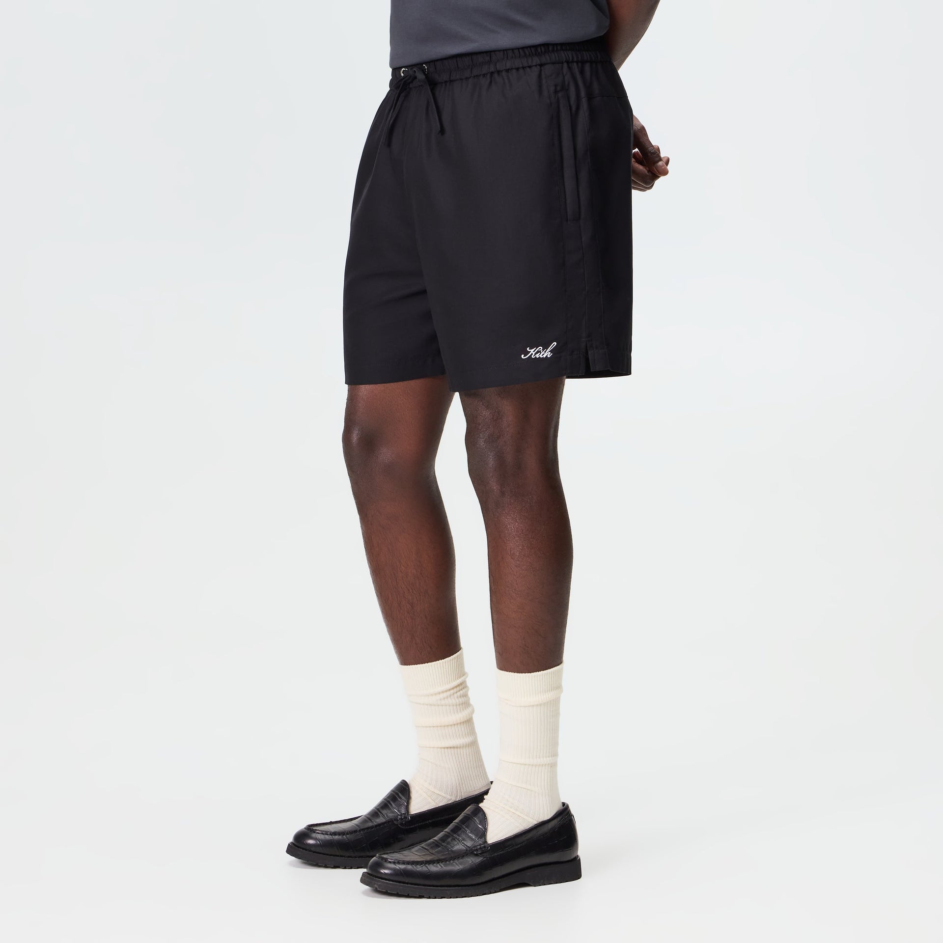 Kith Silk Cotton Active Short - Black
