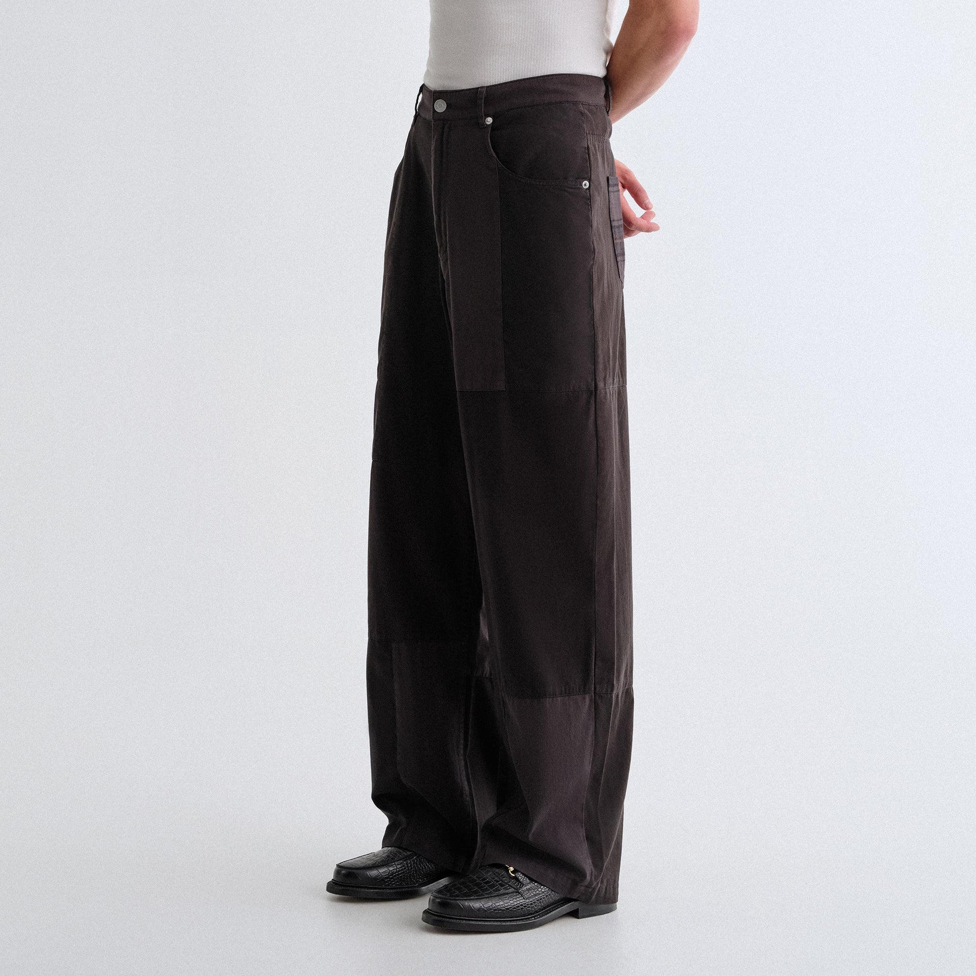 Kith Garment Dyed Patchwork Prospect Grand - Carbon