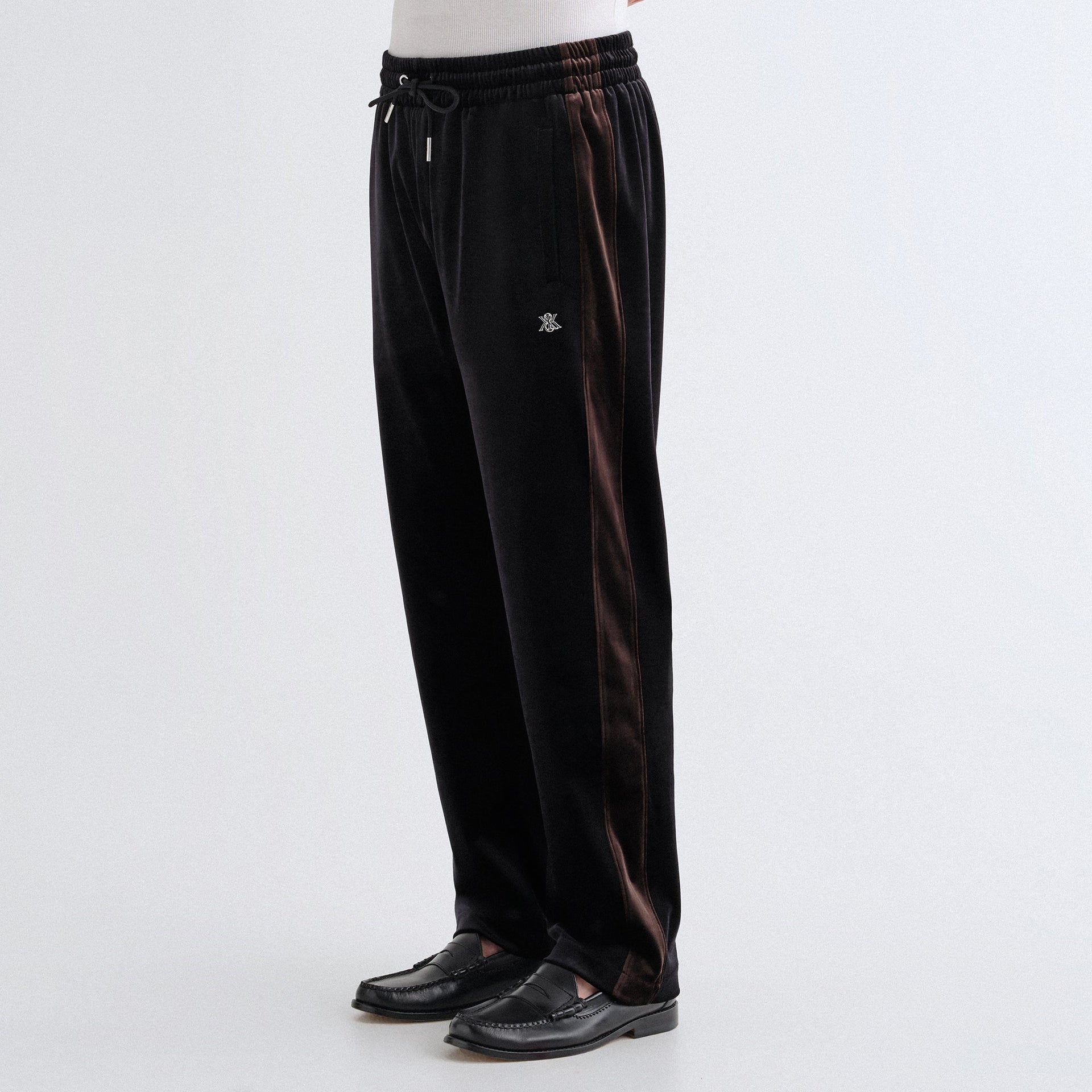 Kith Velvet Damon Track Pant - Black