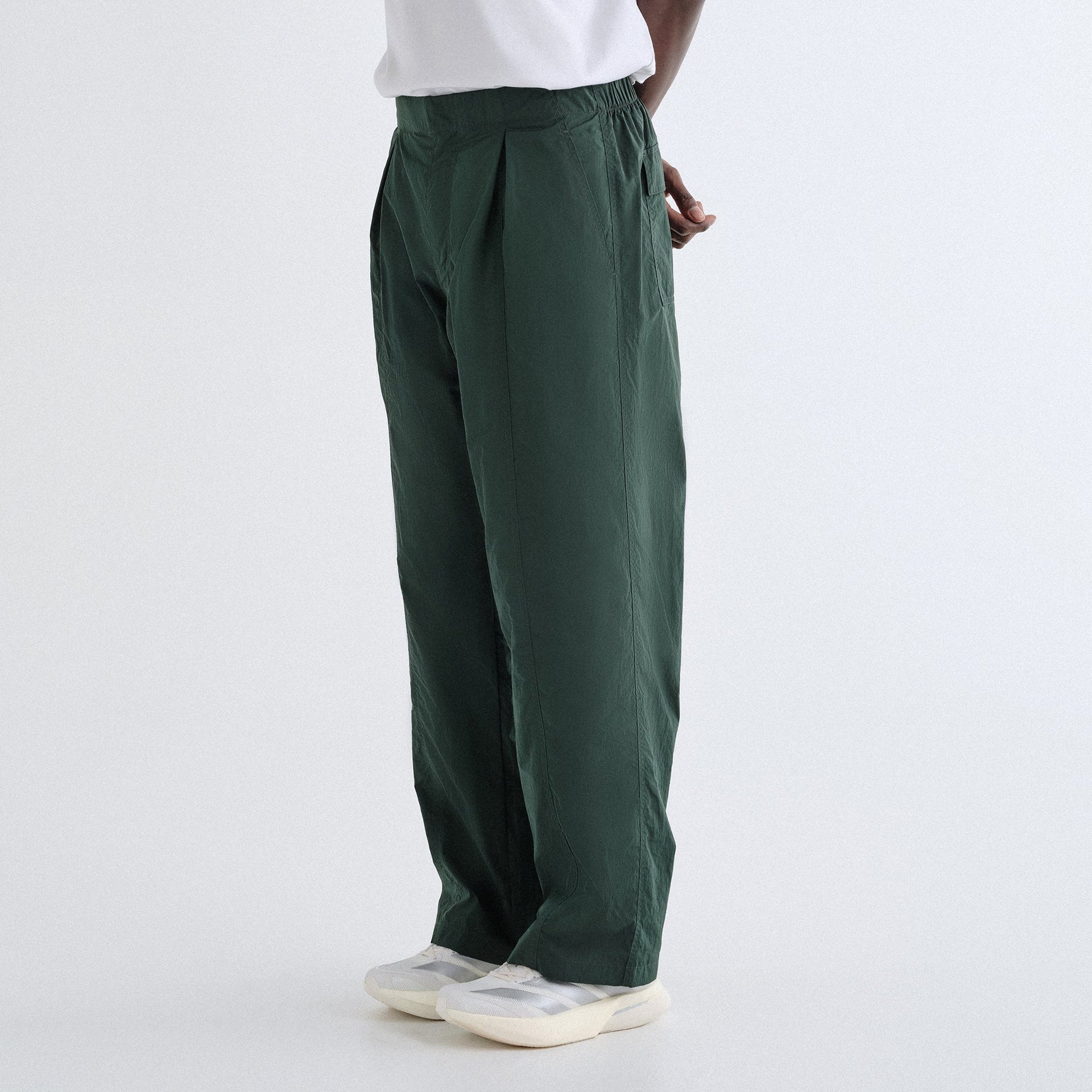 Kith Wrinkle Nylon Elias Pleated Pant - Stadium