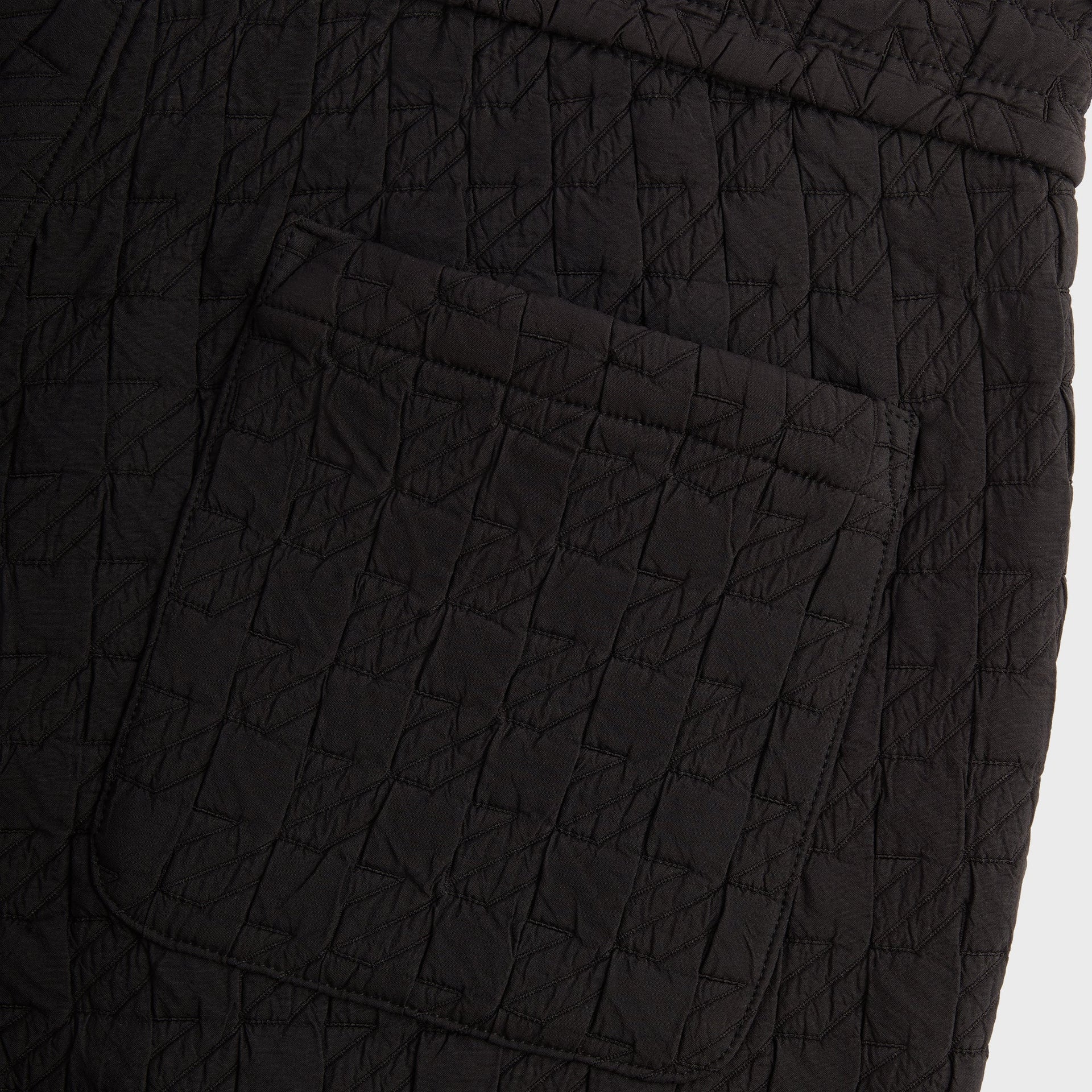 Kith Check Quilt Elmhurst Pant - Black
