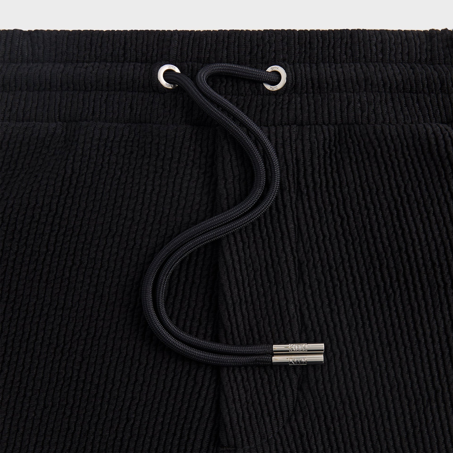 Kith Heavy Crepe Rib Knit Elmhurst Pant - Black