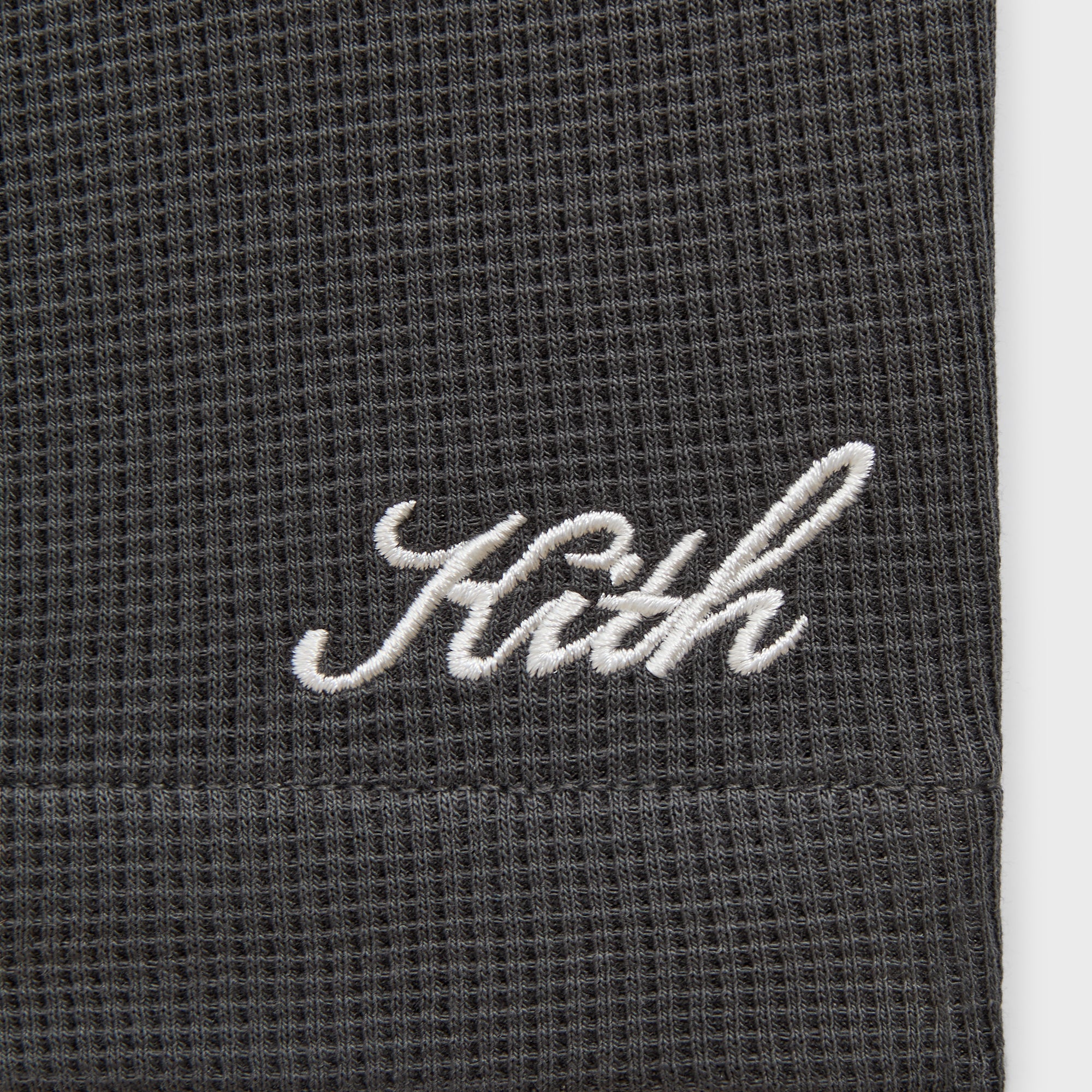 Kith Micro Waffle Graham Short - Carbon – Kith UK