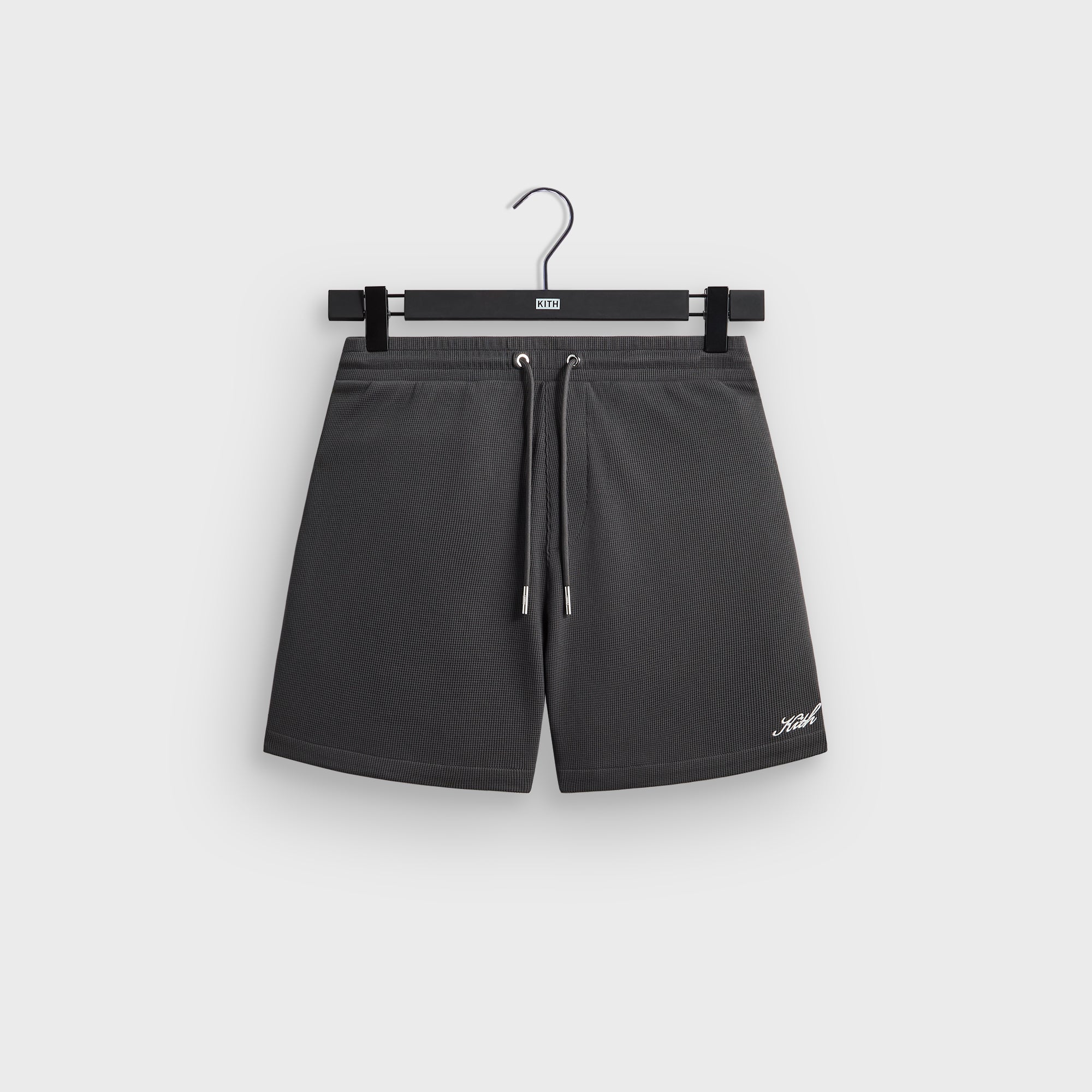 Kith Micro Waffle Graham Short - Carbon – Kith UK