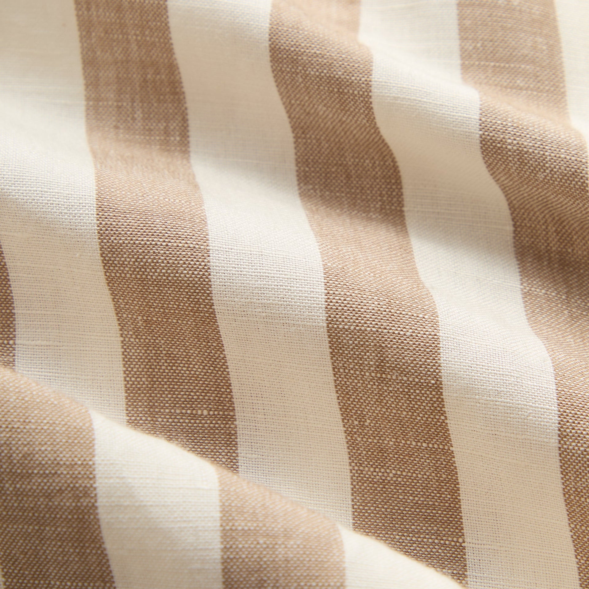 Kith Spun Silk Linen Stripe Kellen Short - Chai