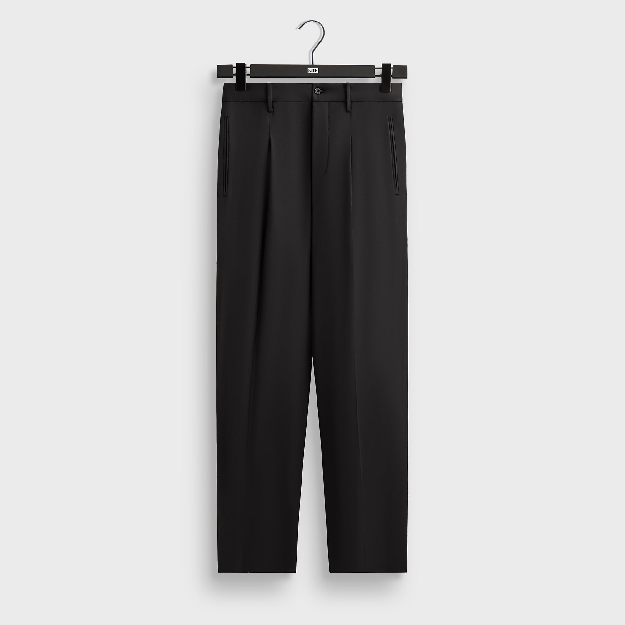 &Kin for Kith Origins Tropical Wool Han Trouser - Black – Kith UK