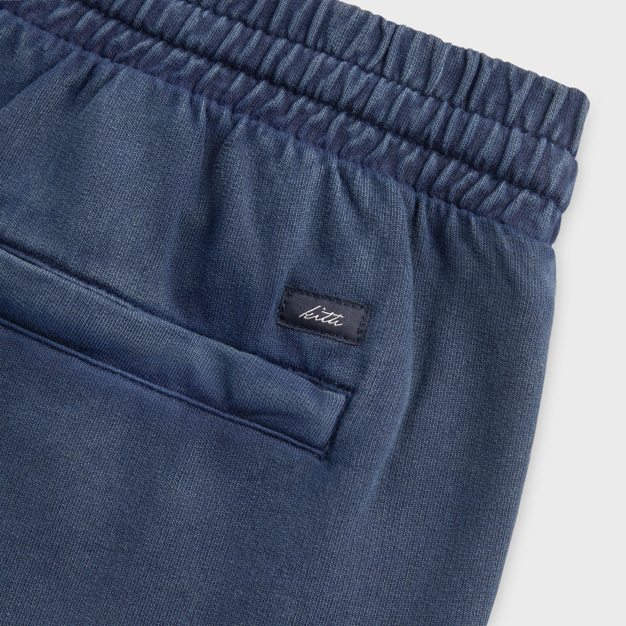 Kith Indigo Micro Fleece Curtis Short - Dark Indigo – Kith UK