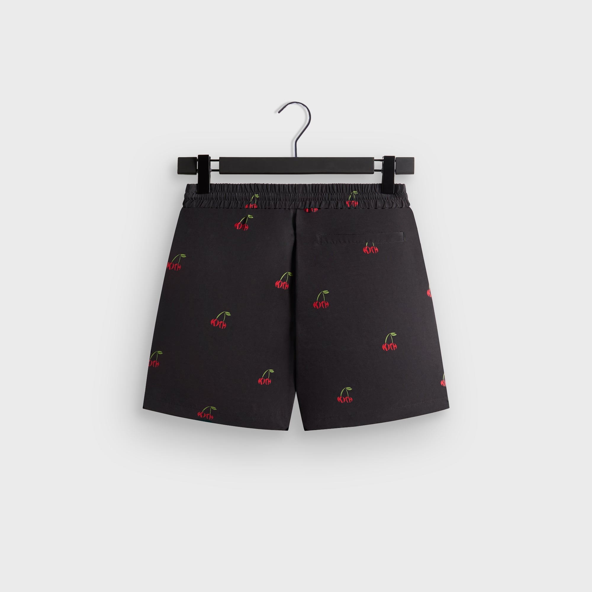 Kith Printed Cherry Cupro Linen Active Short - Black – Kith UK