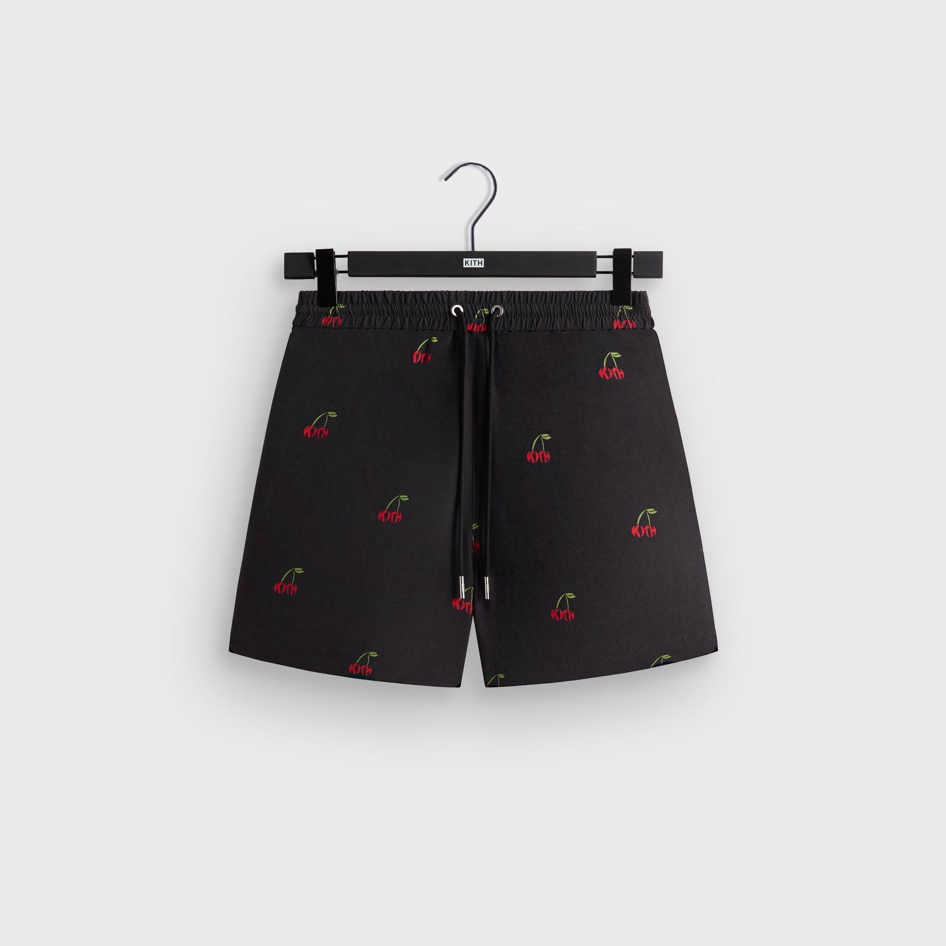 Kith Printed Cherry Cupro Linen Active Short - Black