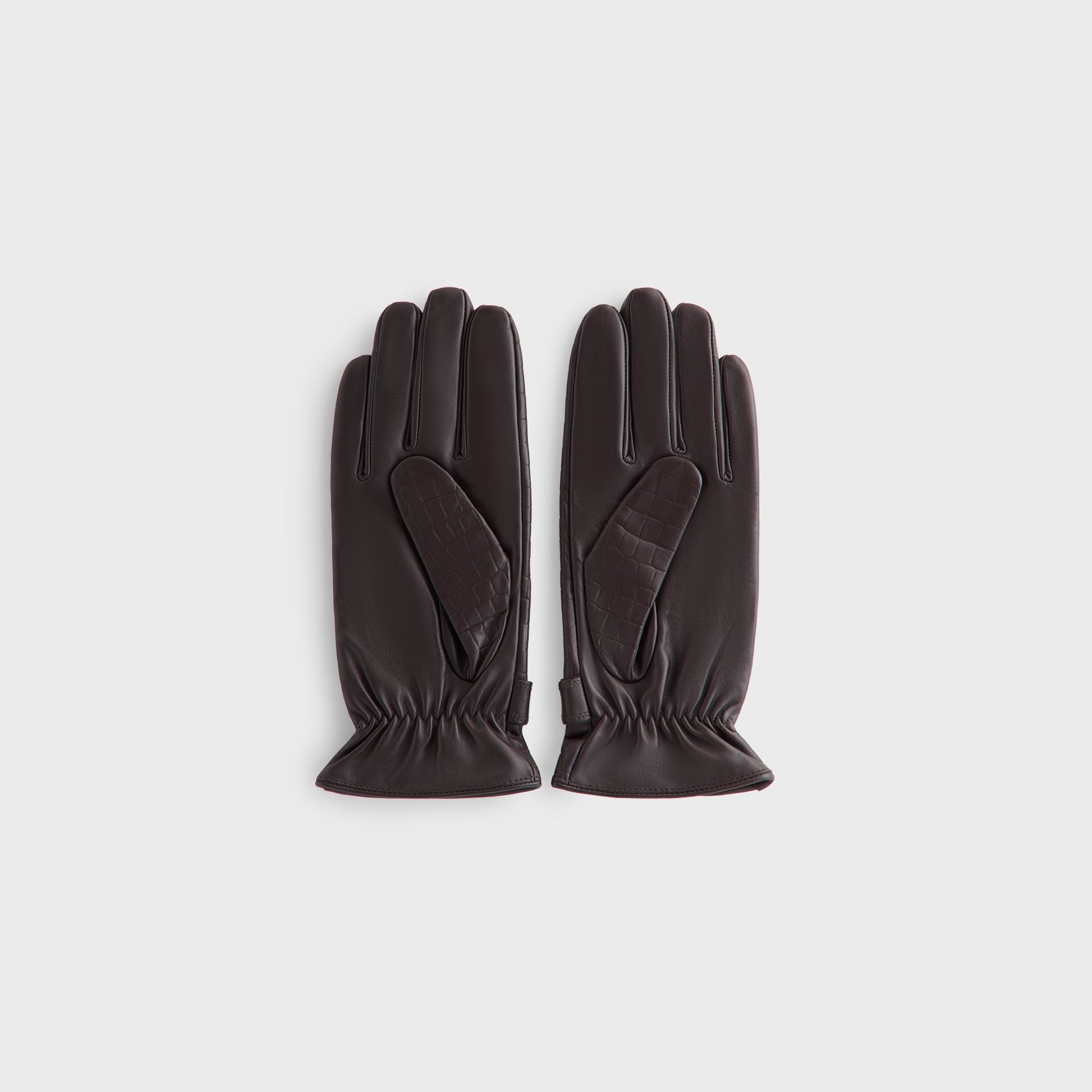 Kith Croc Debossed Leather Gloves - Incognito