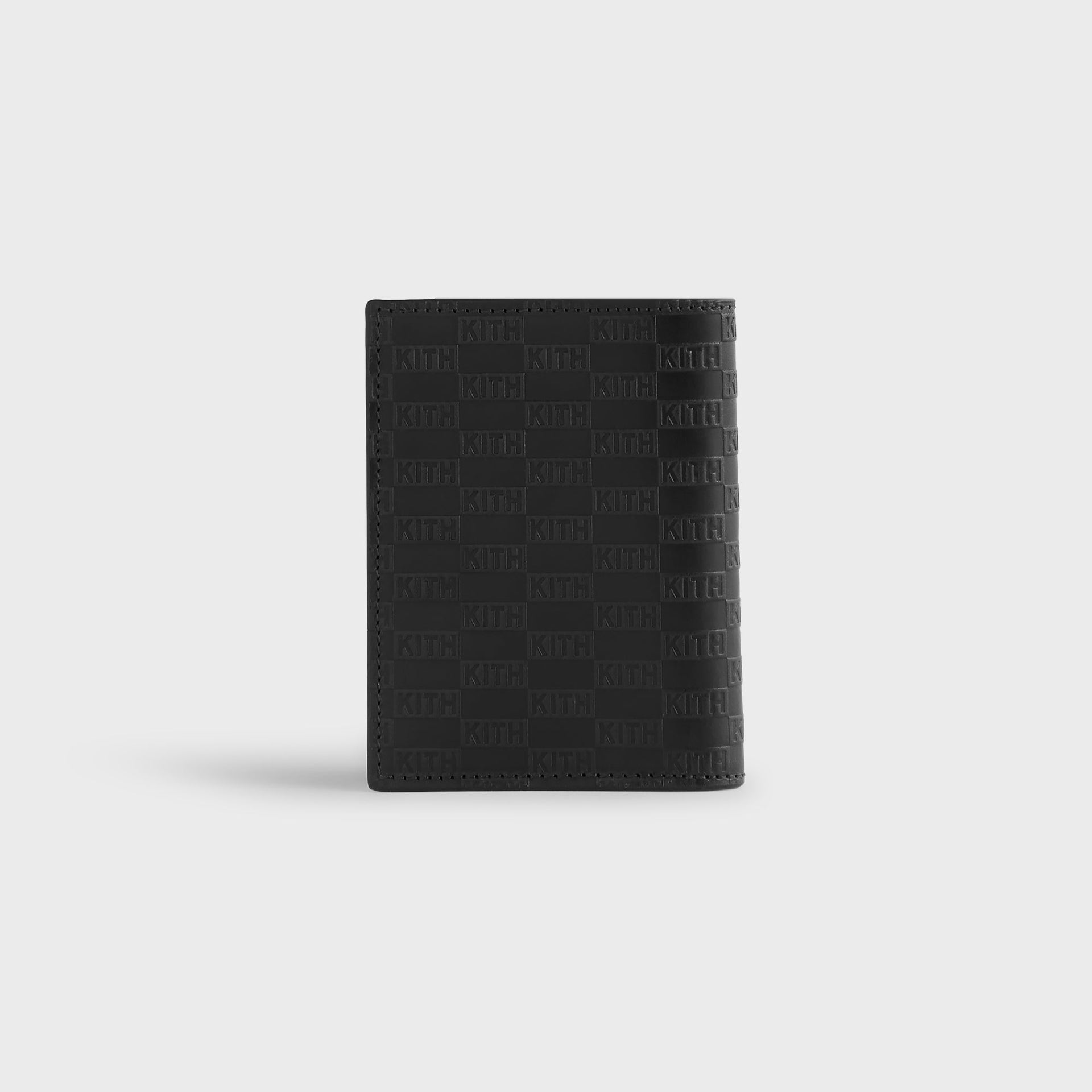 Kith Monogram Bi-Fold Wallet - Black