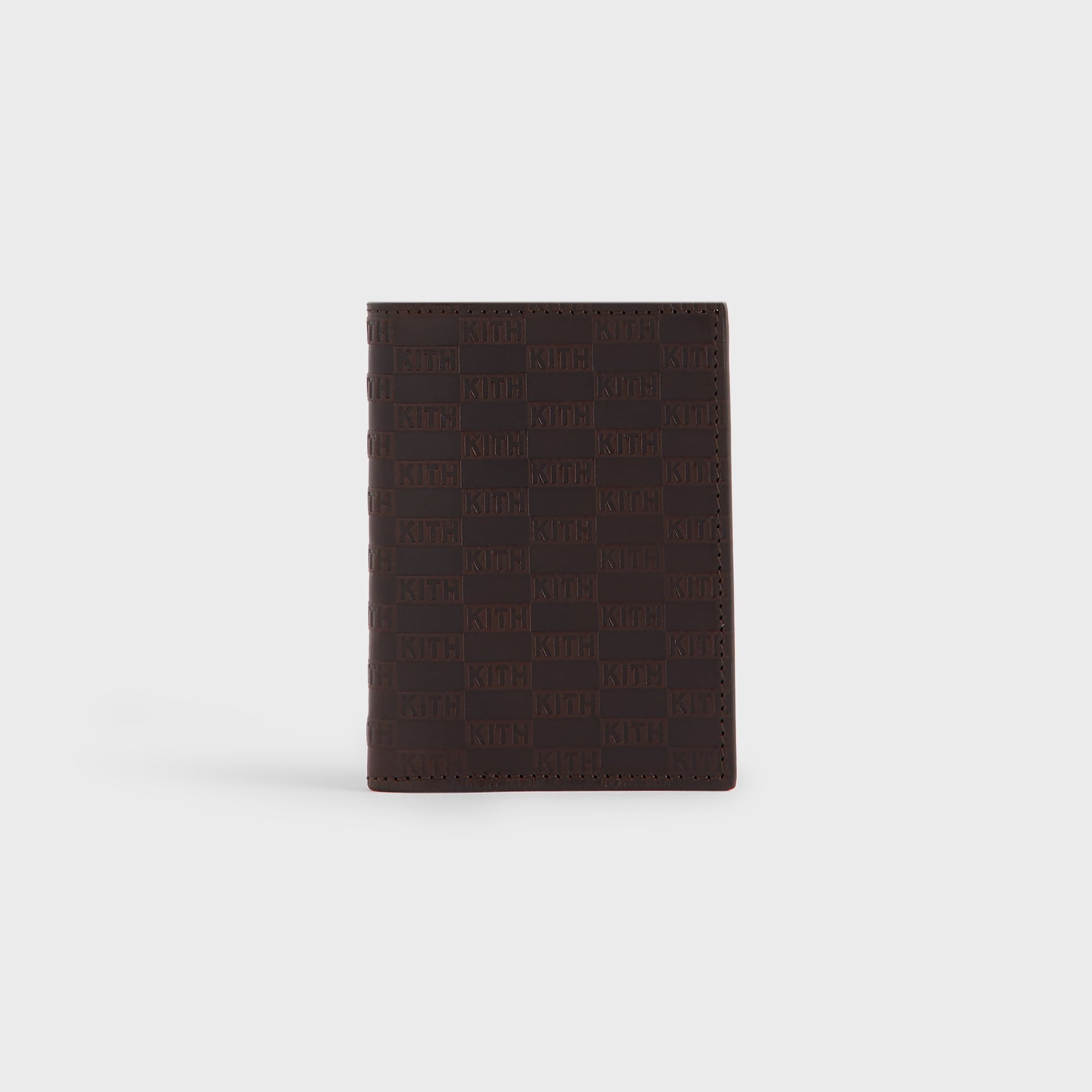 Kith Monogram Leather Bi-Fold Wallet - Incognito