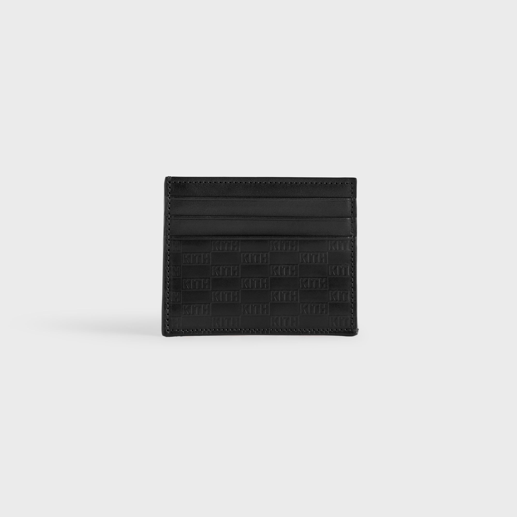 Kith Monogram Card Holder - Black – Kith UK