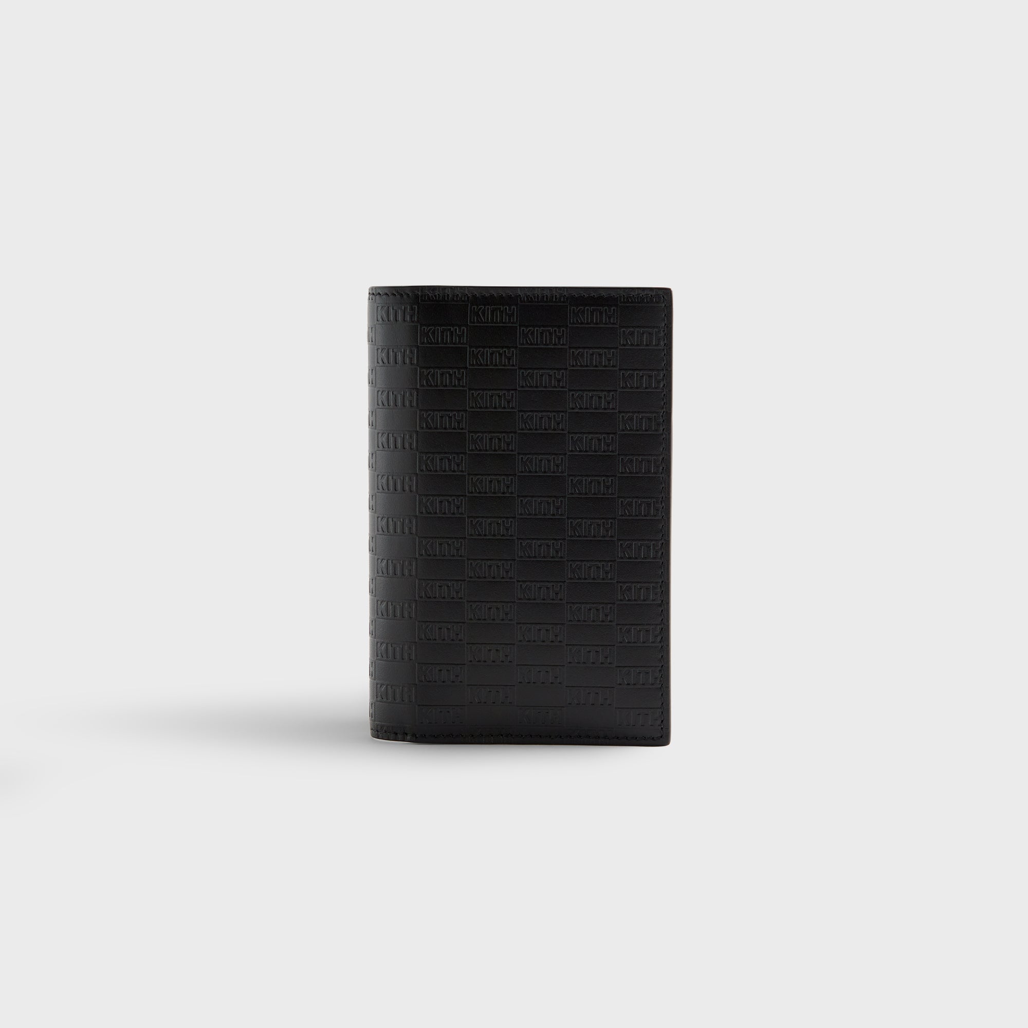 Kith Monogram Leather Passport Holder - Black – Kith UK Kith Monogram Leather Passport Holder - Black – Kith UK