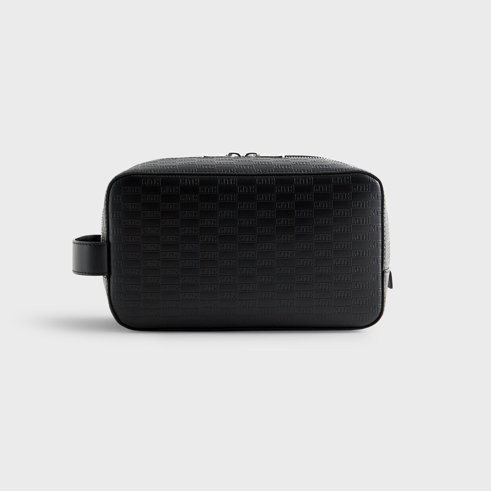 Kith Monogram Leather Dopp Kit - Black