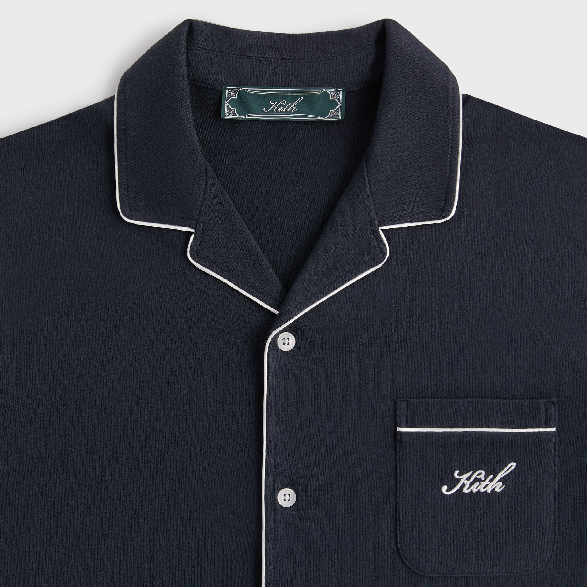 Kithmas Script Pajama Set - Black