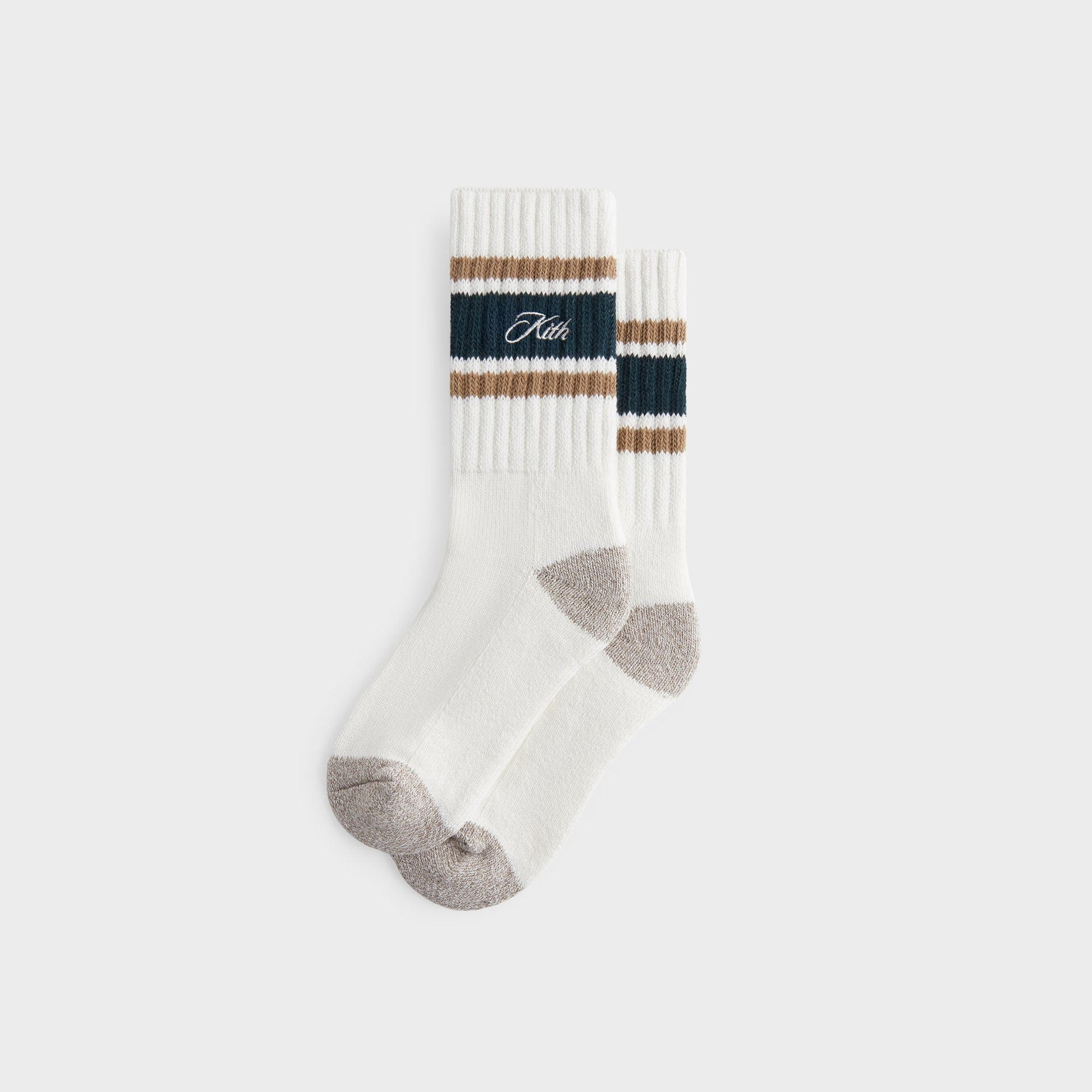 Kith Striped Chunky Crew Socks - Stadium