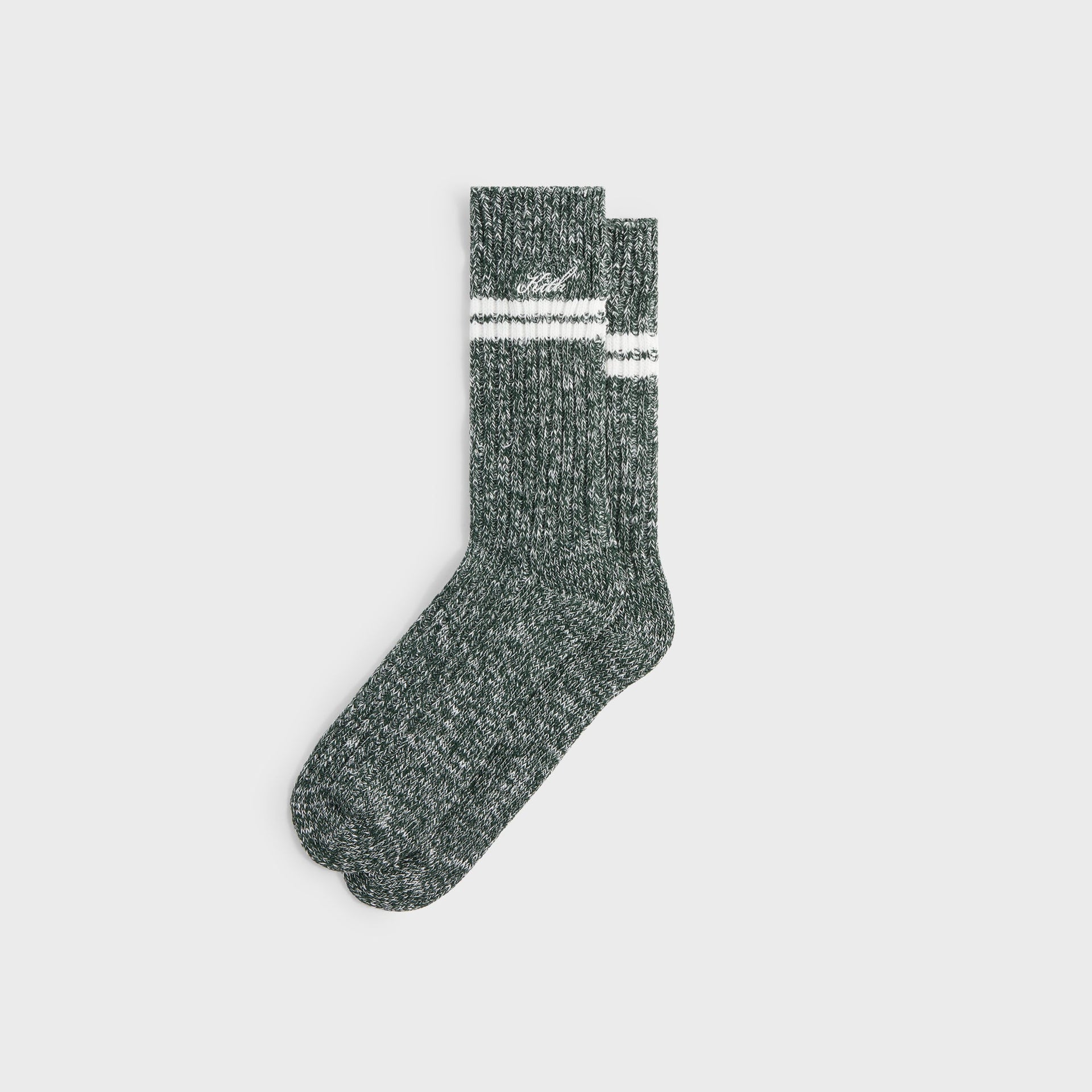 Kith Calf Stripe Marled Crew Sock - Stadium