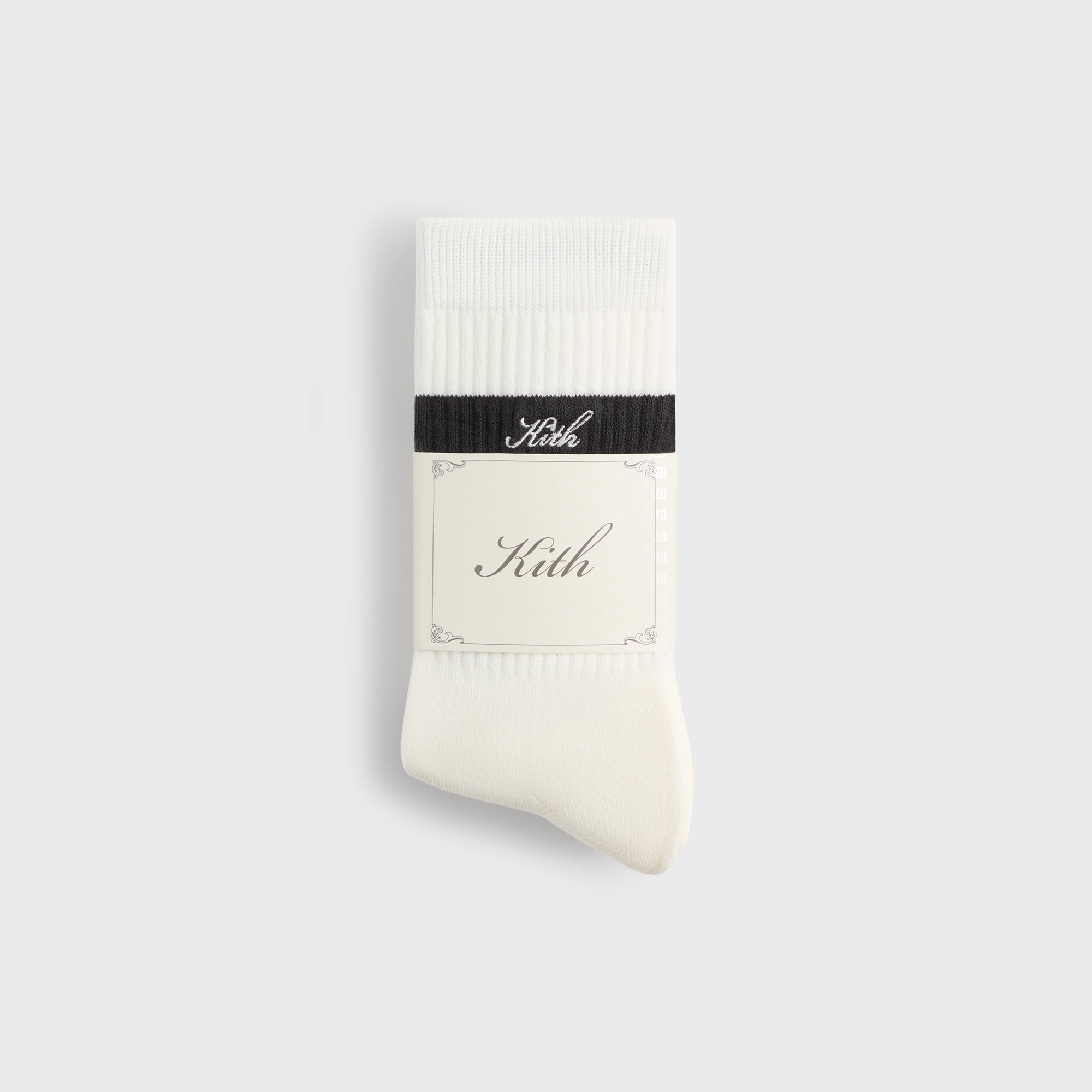Kith 3-Pack Double Stripe Crew Socks - Silk – Kith UK