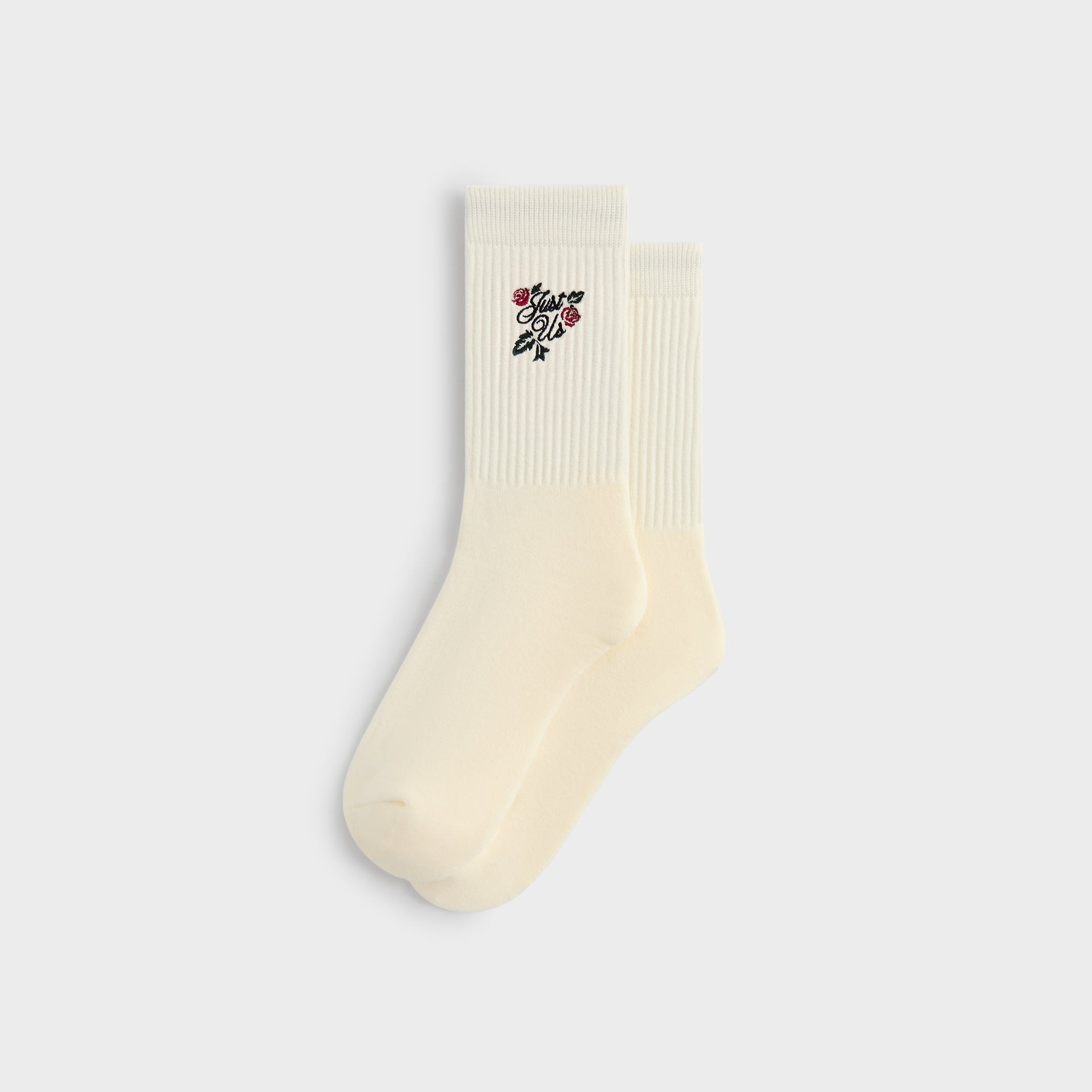 Kith Embroidered Rose Crew Socks - Silk