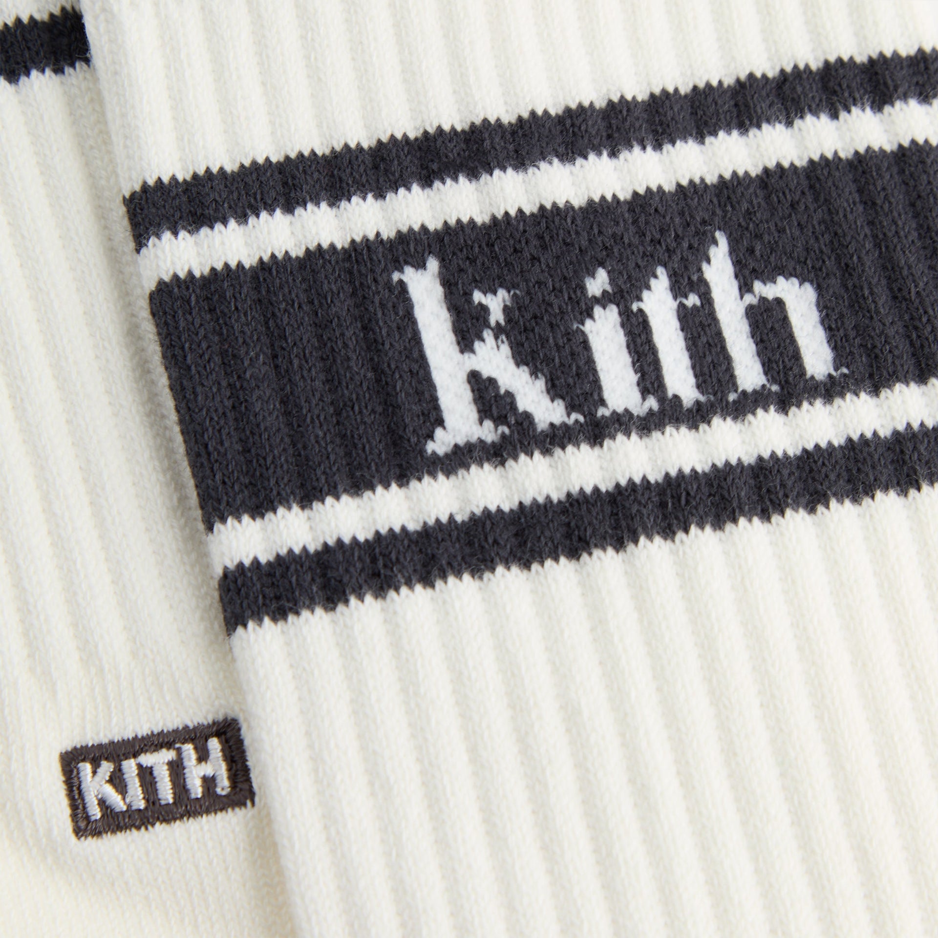 Kith Variegated Stripe Crew Socks - Silk