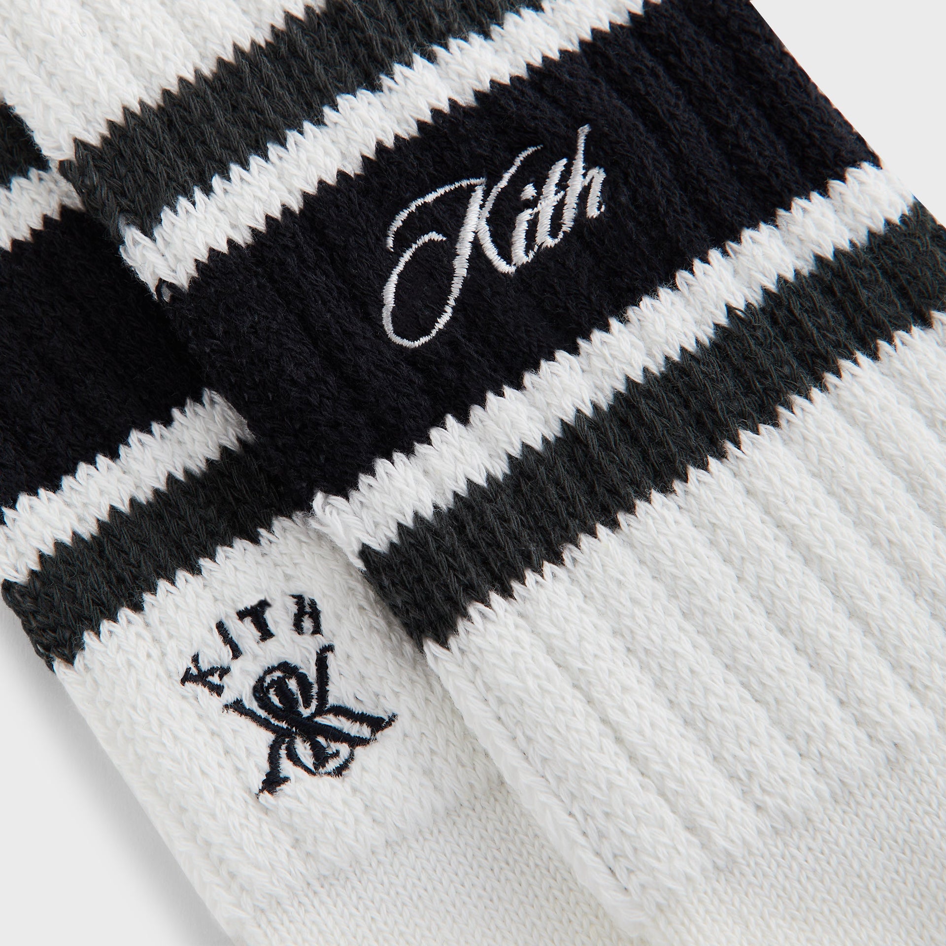 Kith Chunky Cotton Crew Socks - Black