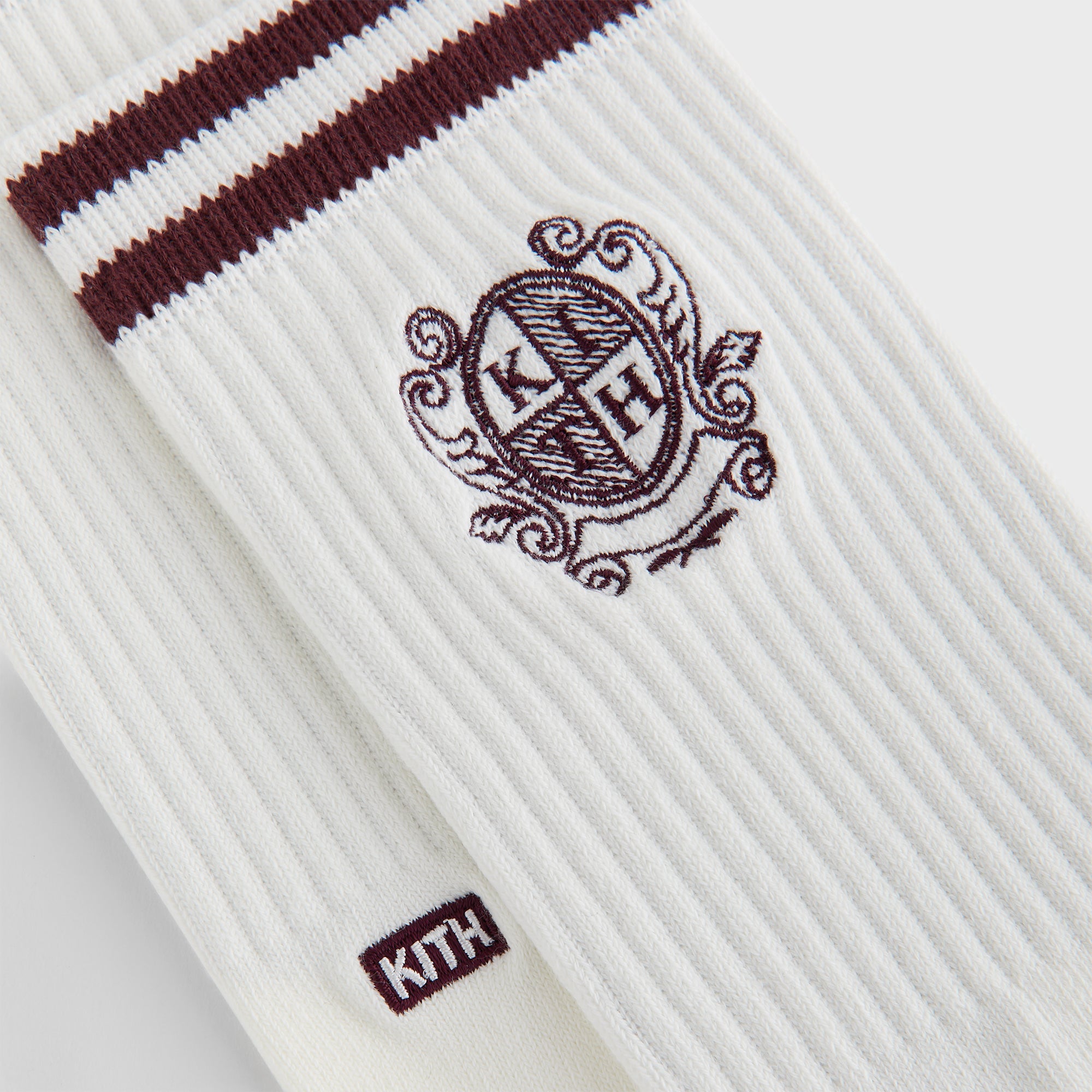 Kith 3-Pack Crest Crew Socks - Silk – Kith UK