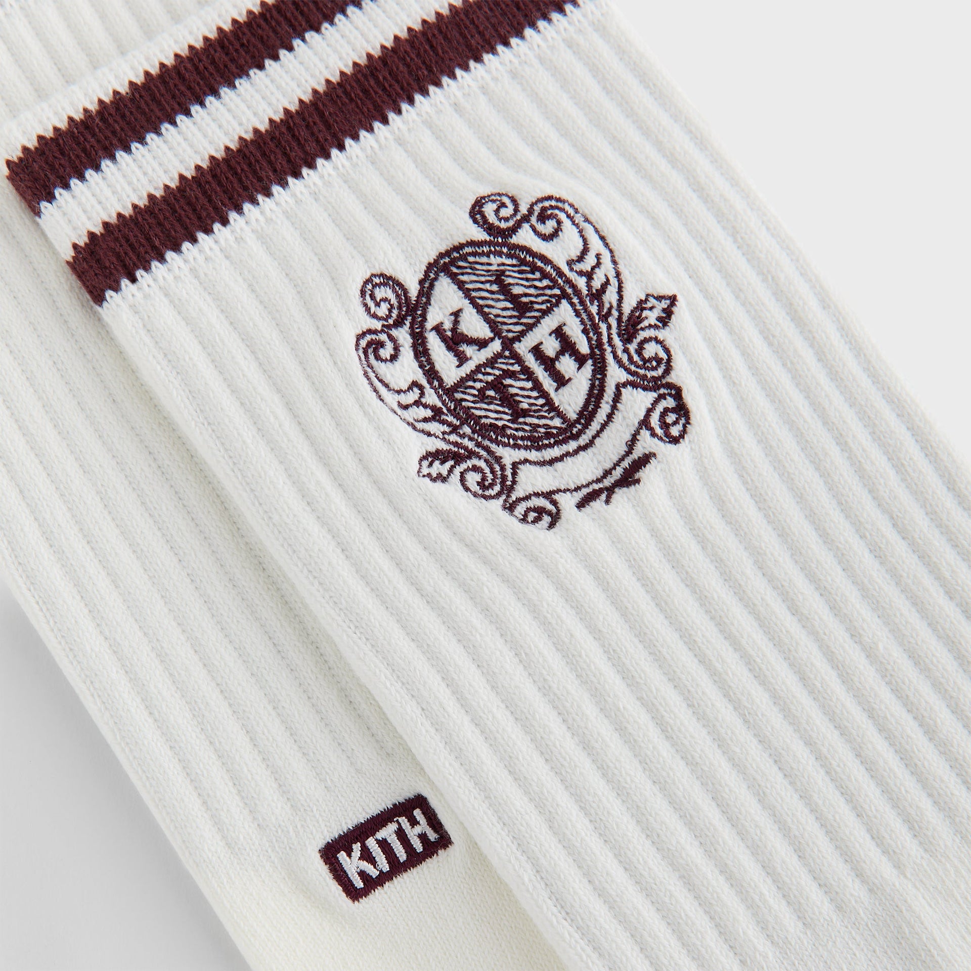 Kith 3-Pack Crest Crew Socks - Silk