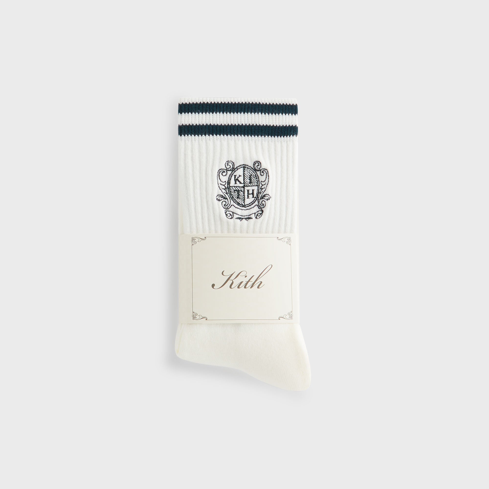Kith 3-Pack Crest Crew Socks - Silk – Kith UK