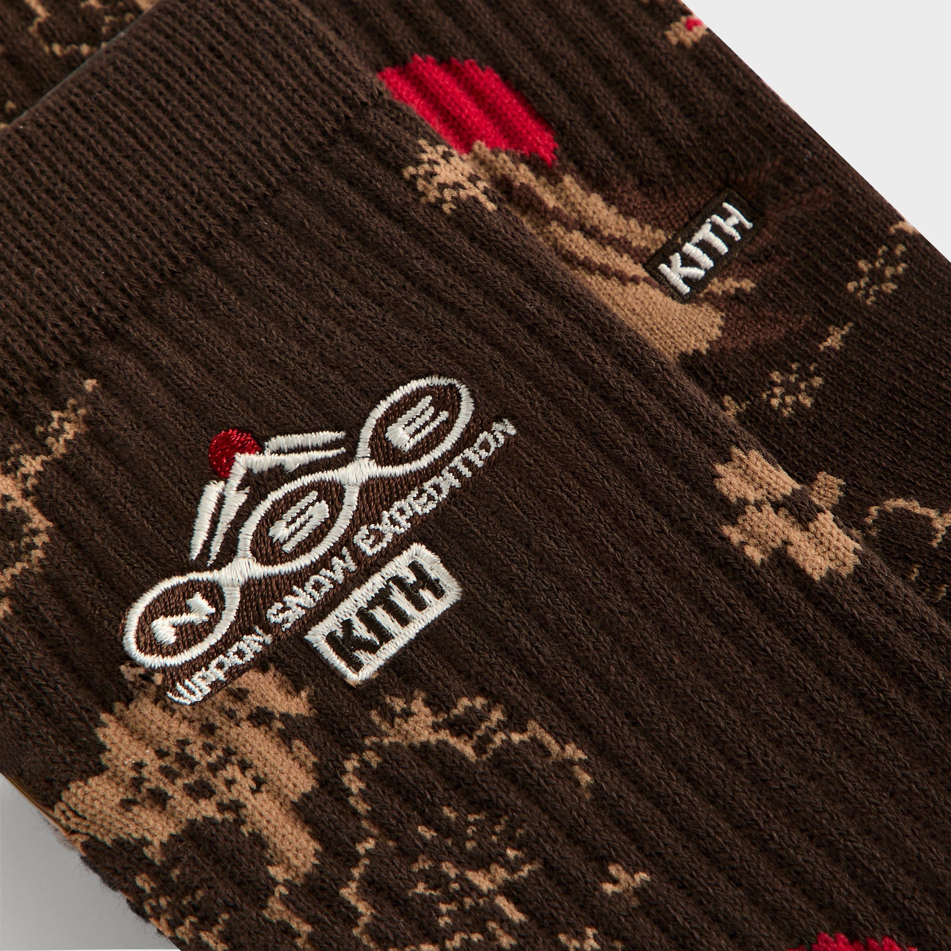 Kith for Columbia NSE Landscape Jacquard Socks - Kindling
