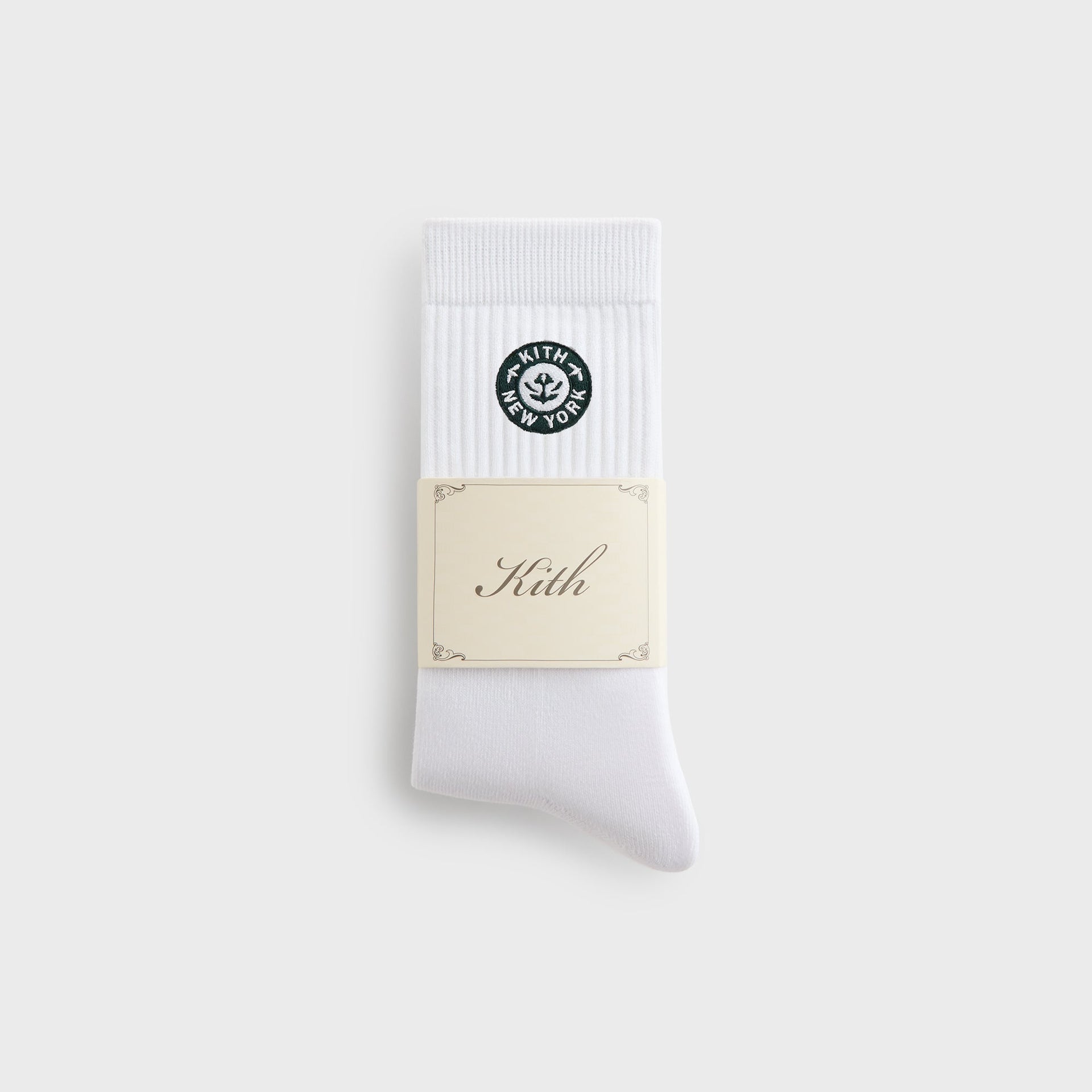 Kith 3-Pack Rose Script Cotton Crew Socks - Multi