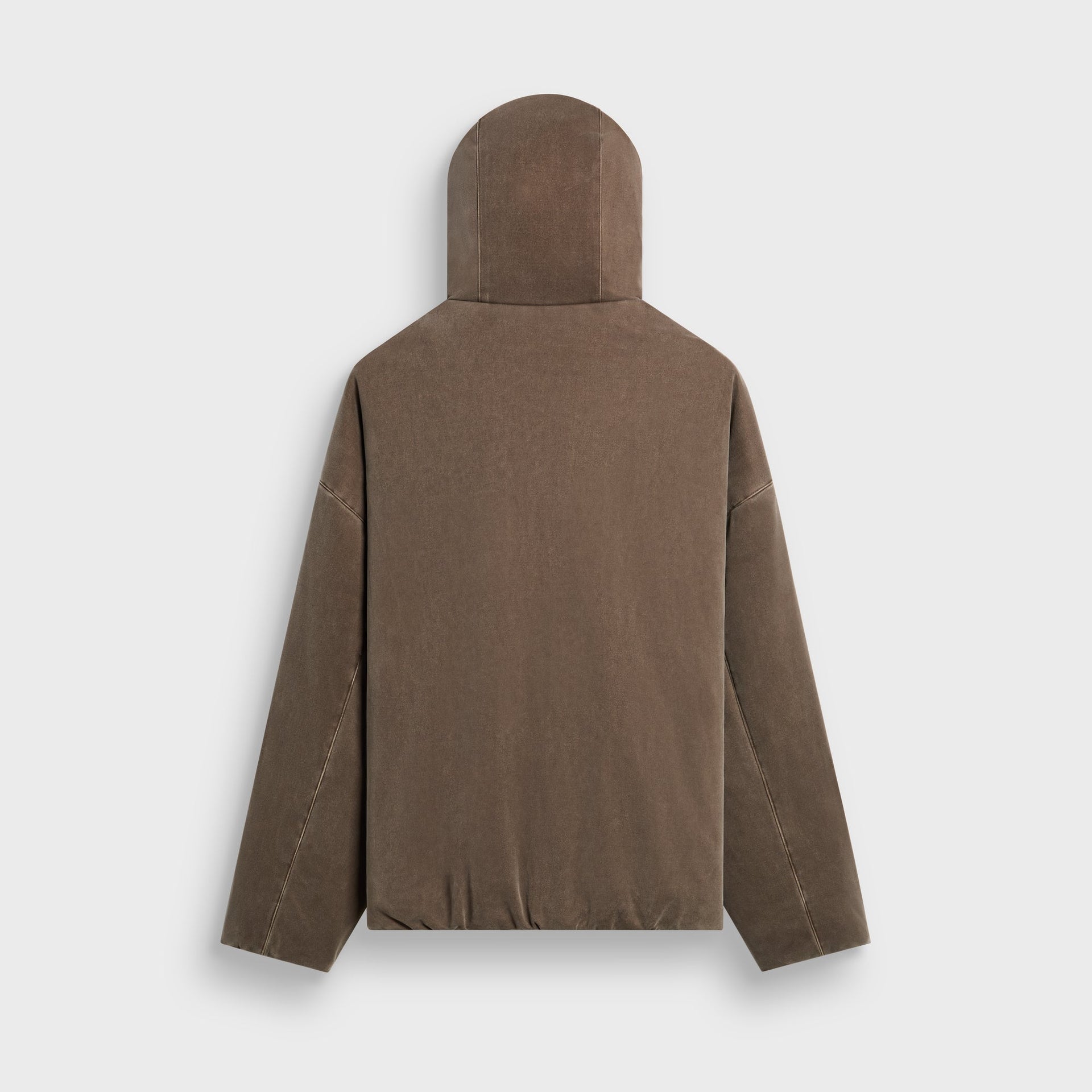 Kith Microsuede Puffed Jaysen Hoodie - Pecan