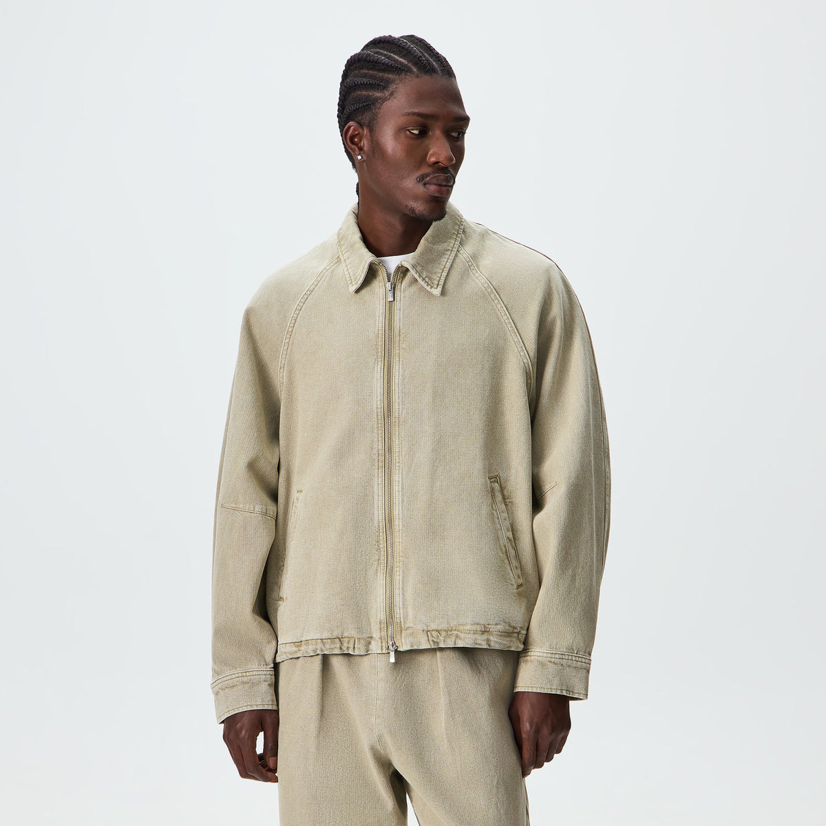 Kith Herringbone Denim Efron Jacket - Folly