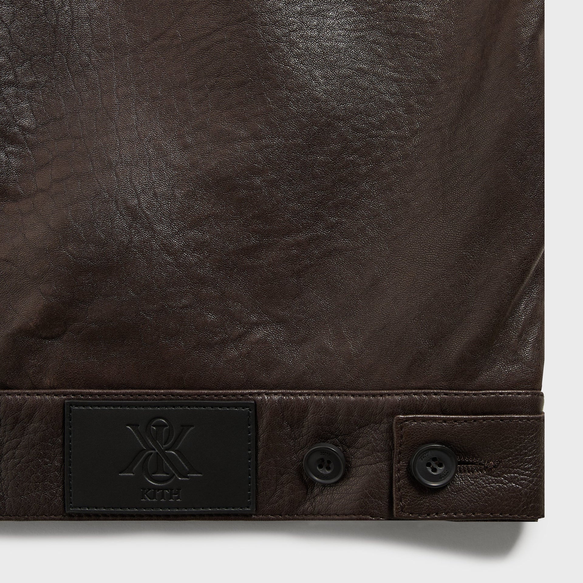Kith Vintage Leather Alonzo Jacket - Kindling
