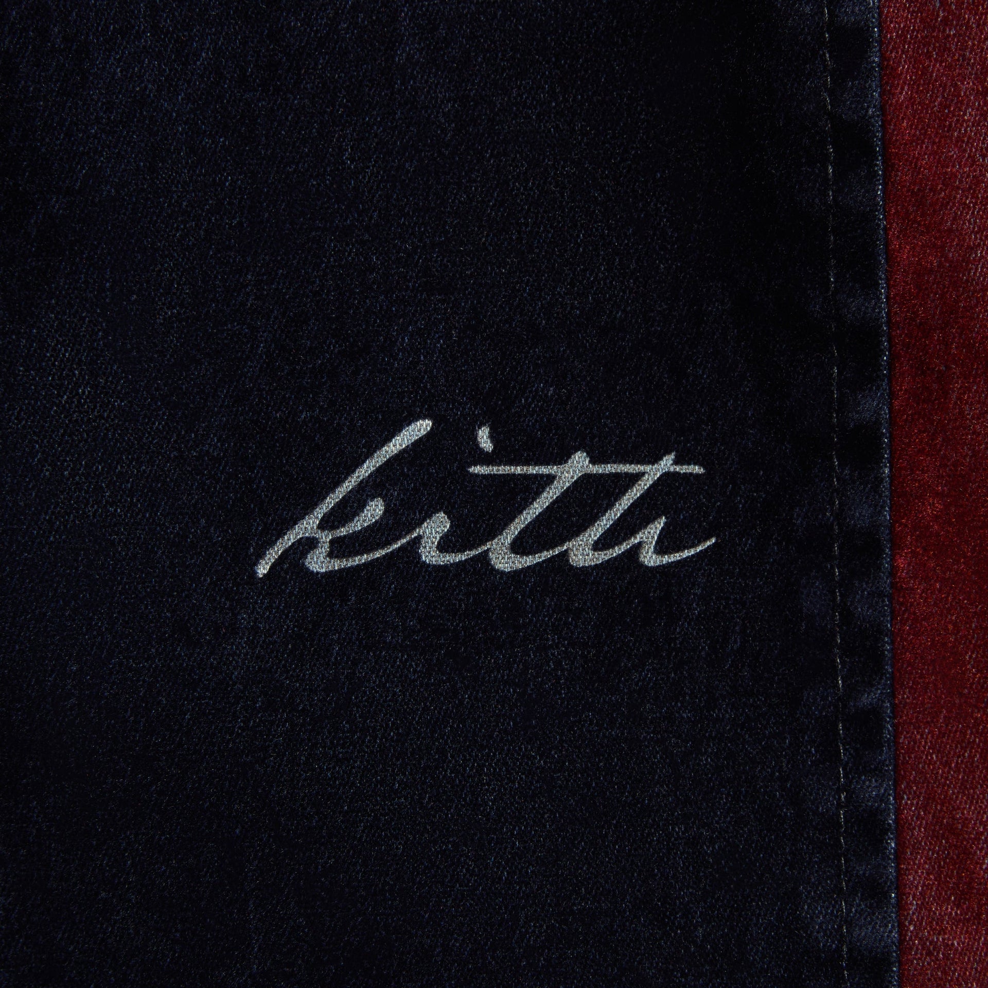 Kith Patchwork Flocked Denim Nyx Hooded Jacket - Essence
