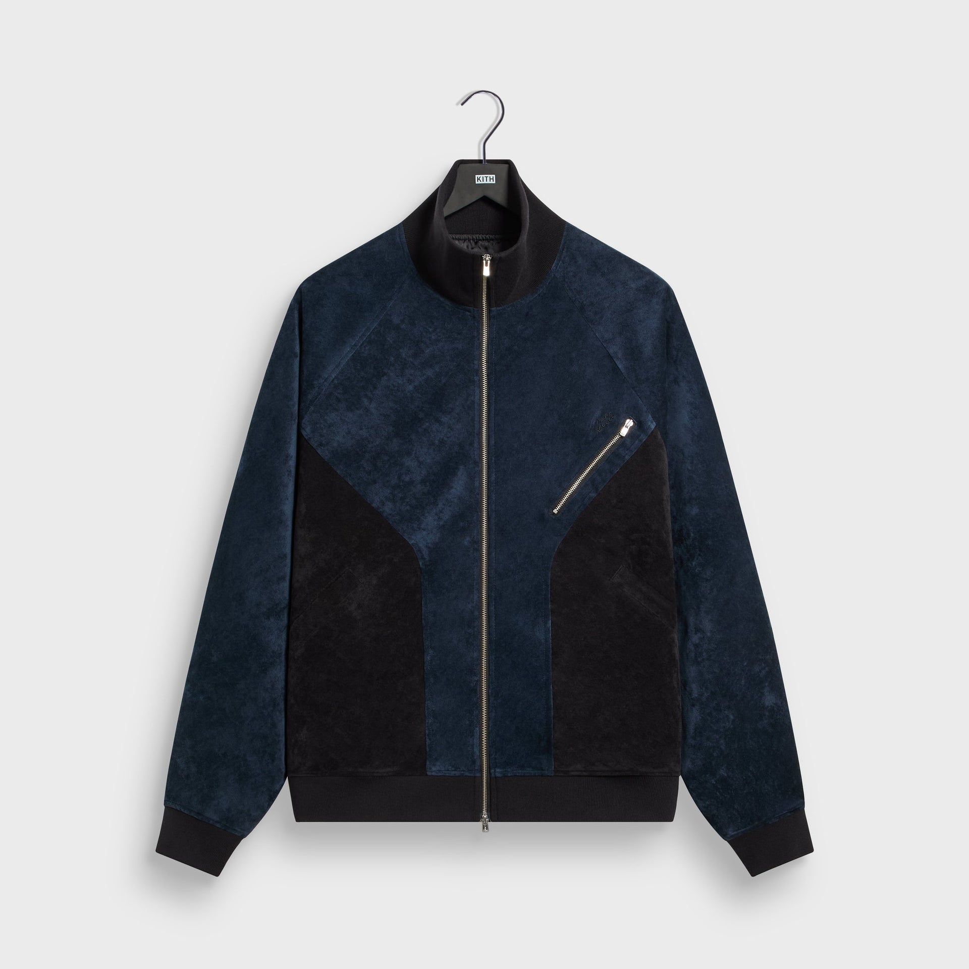 Kith Sueded Velour William Track Jacket - Nocturnal