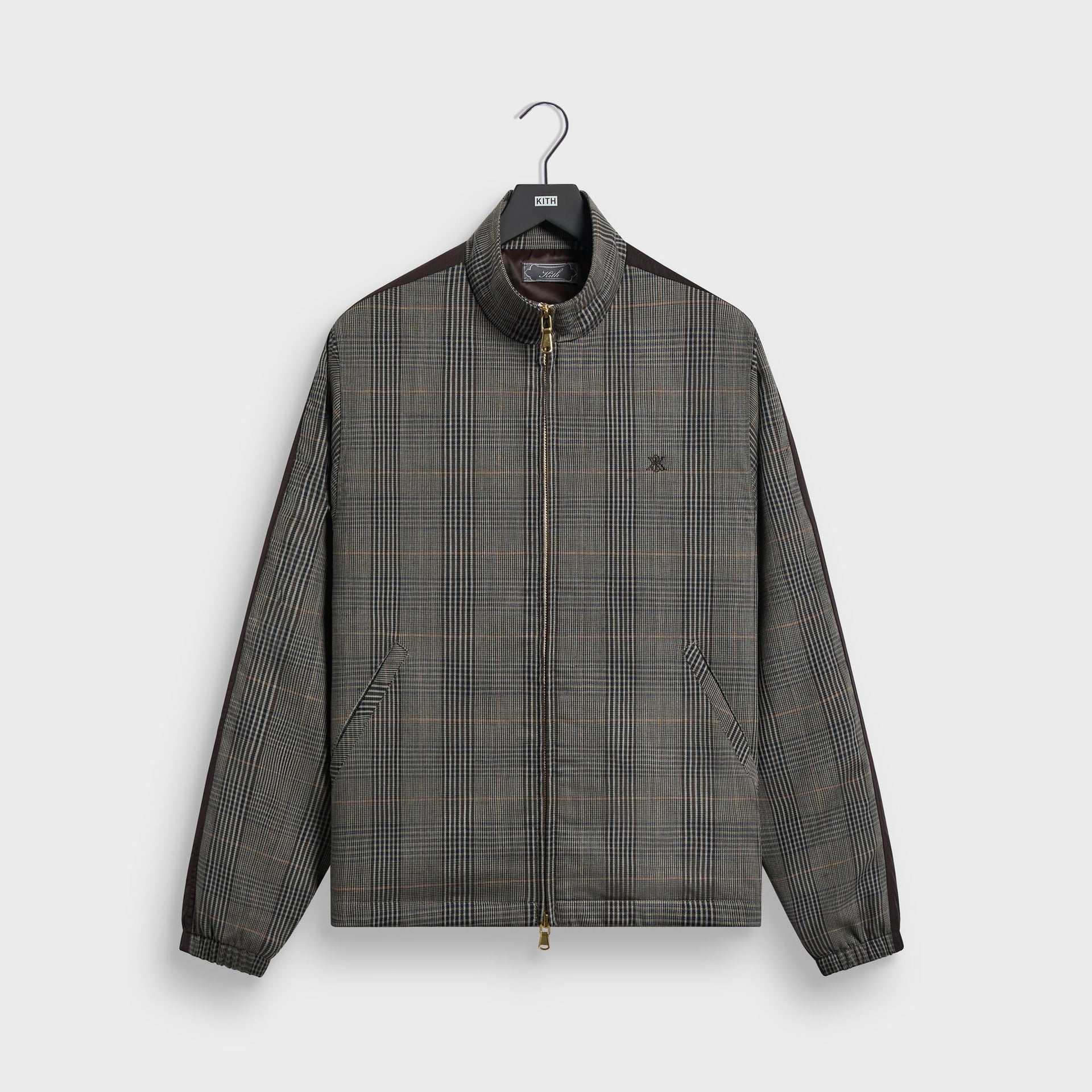 Kith Glen Plaid Rui Track Jacket - Ember