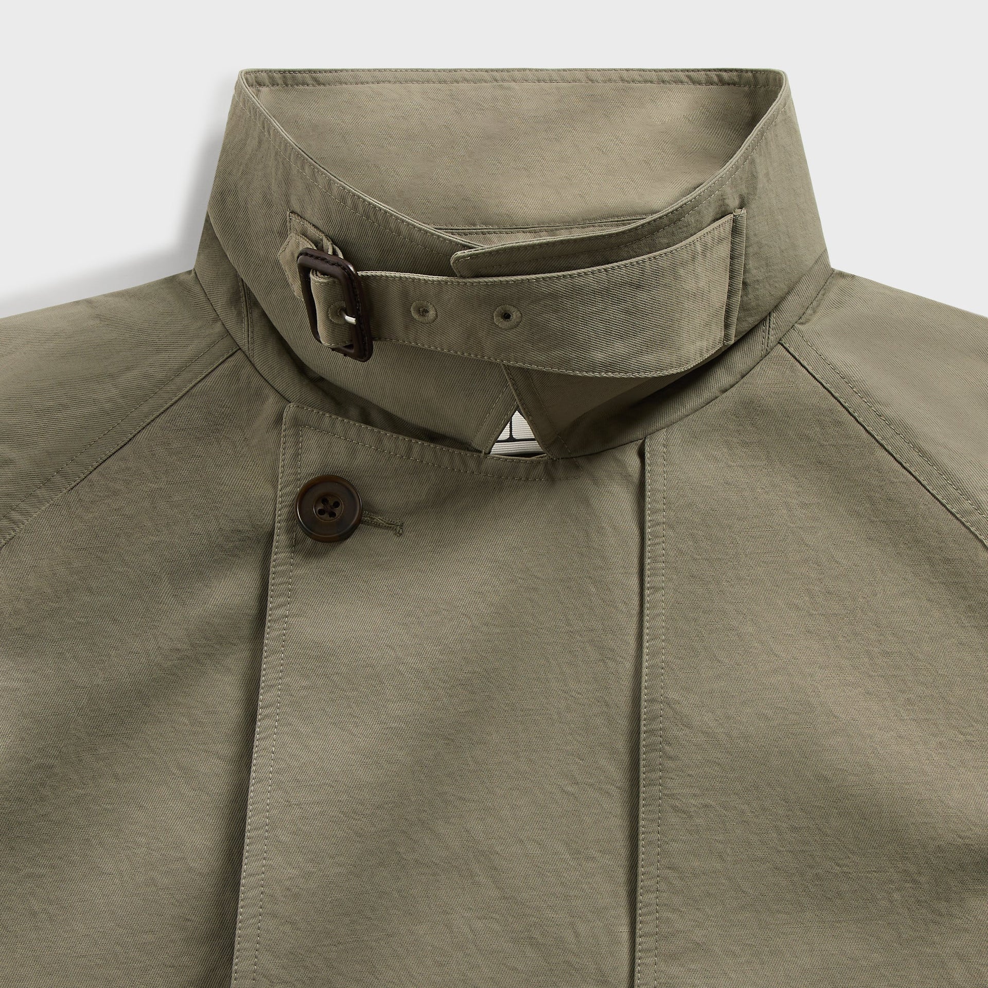 &Kin Washed Twill Nikolai Cropped Trench - Scene