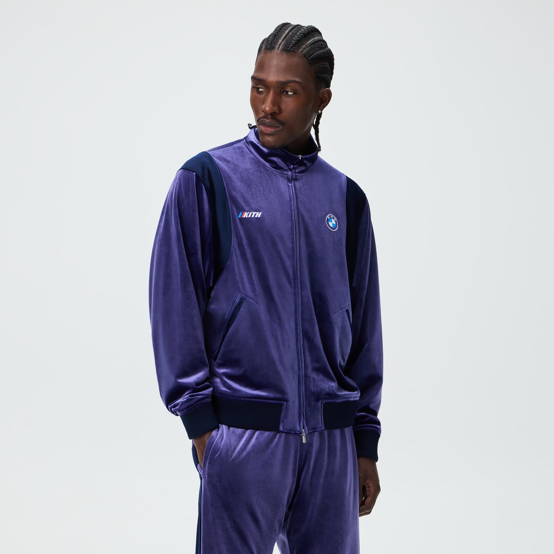 Kith for BMW Velvet Rui Track Jacket - Techno Violet