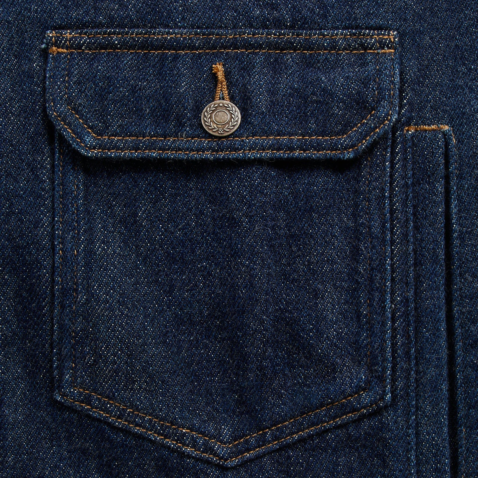 &Kin Rope Twill Alonzo Jacket - Dark Indigo