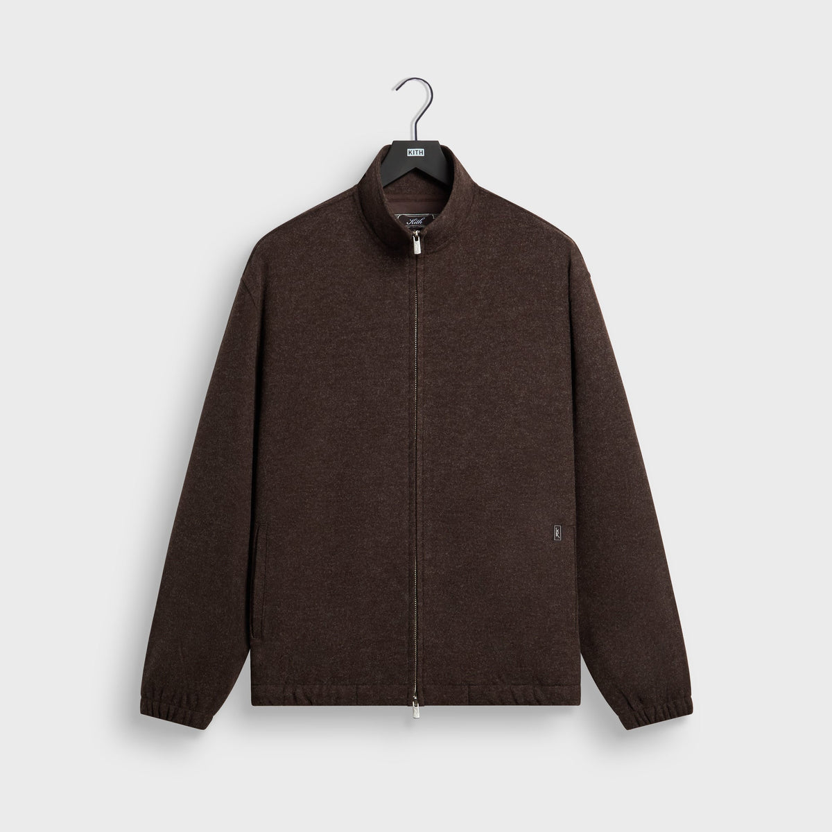 Kith Felted Jersey Stephen Track Jacket - Kindling