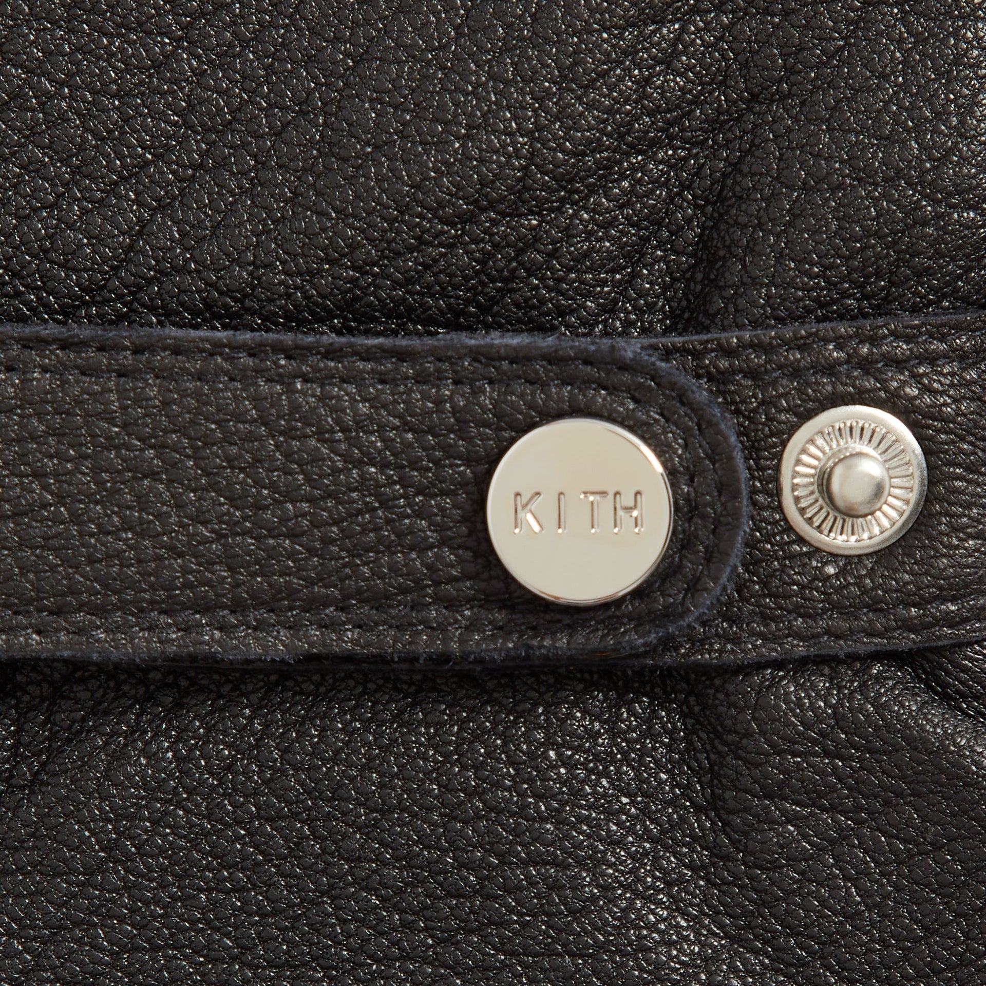 Kith Tumbled Leather Manhattan Gloves - Black - PH