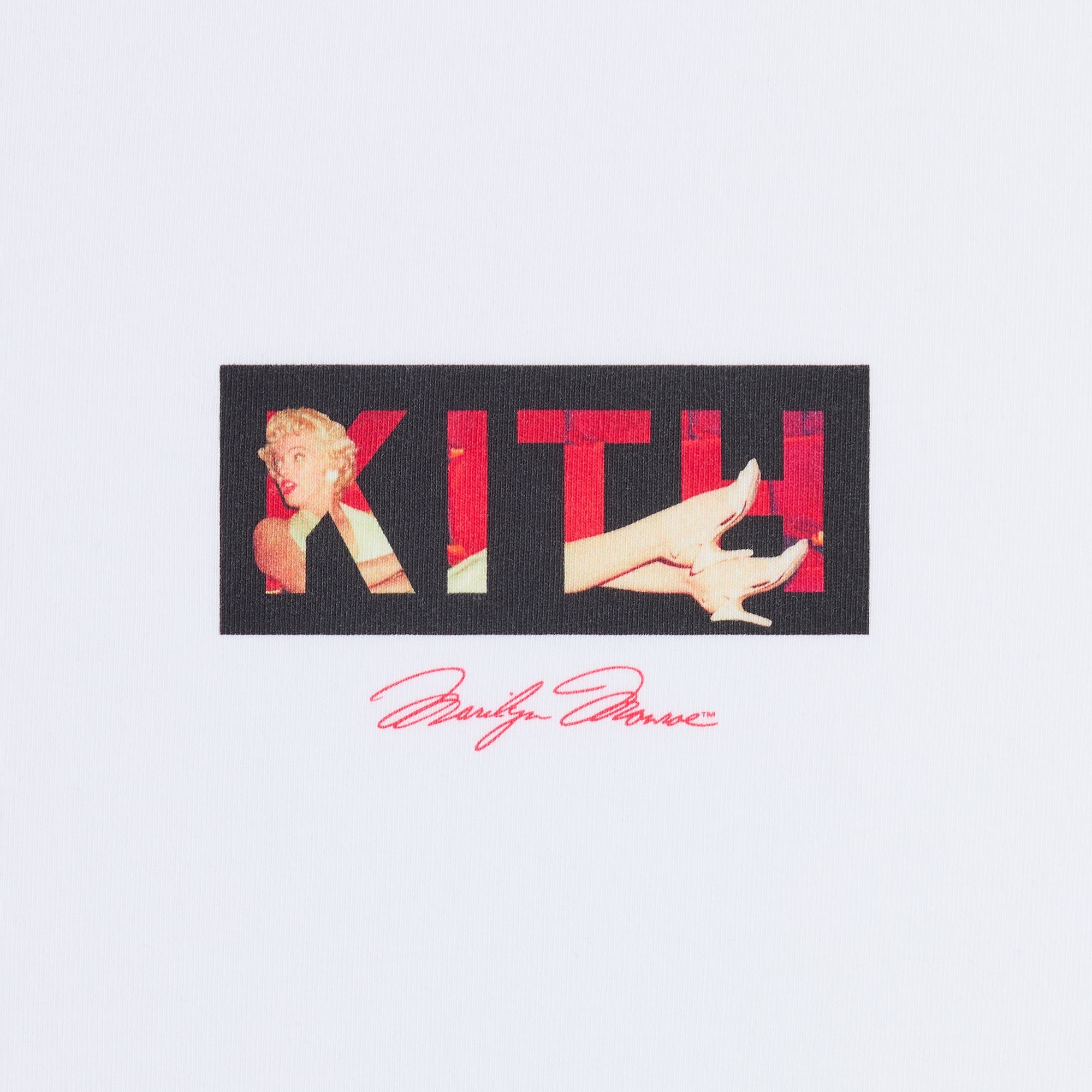Kith for Marilyn Monroe Seven Year Classic Logo Tee - White – Kith UK