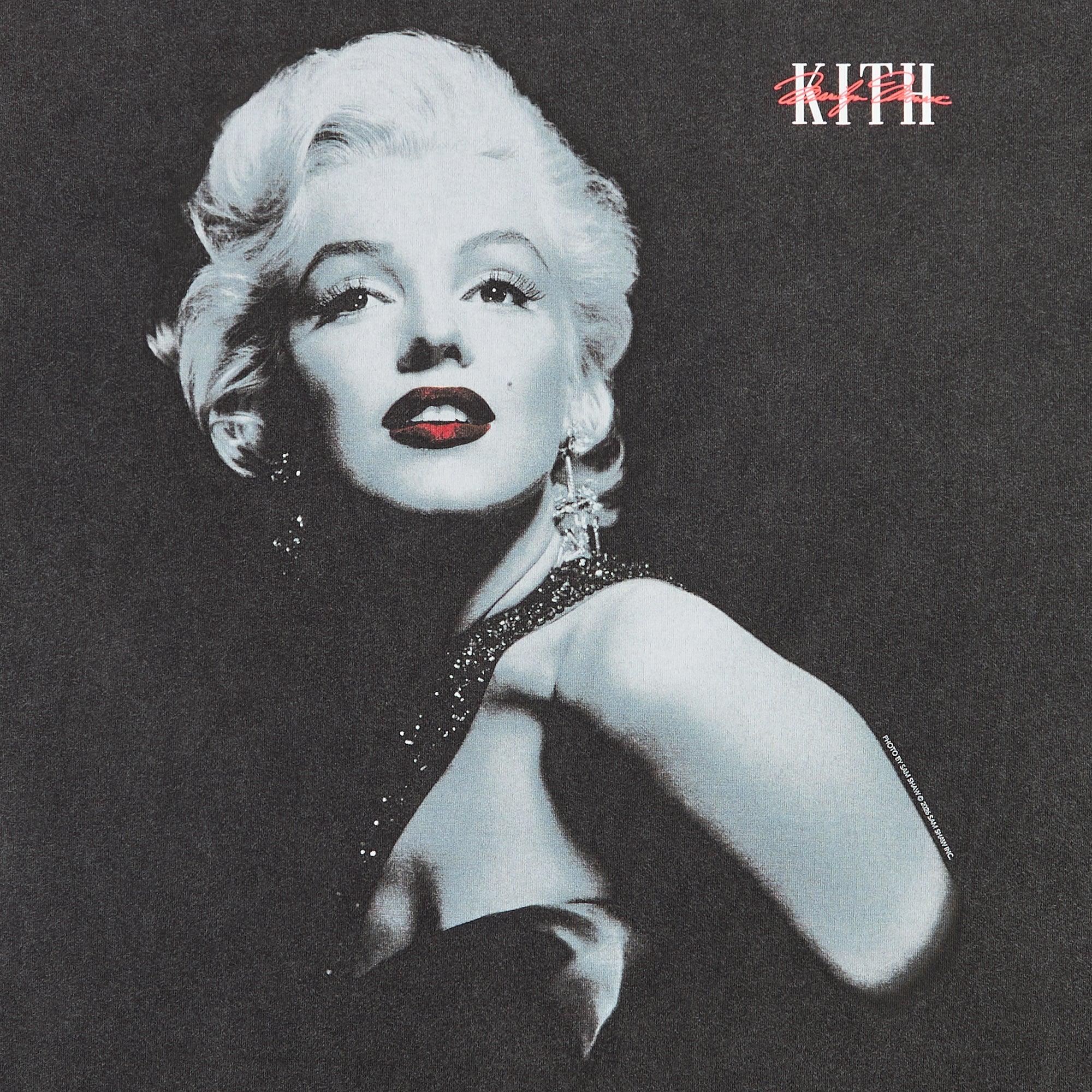 Kith for Marilyn Monroe Glamour Vintage Tee - Black – Kith UK