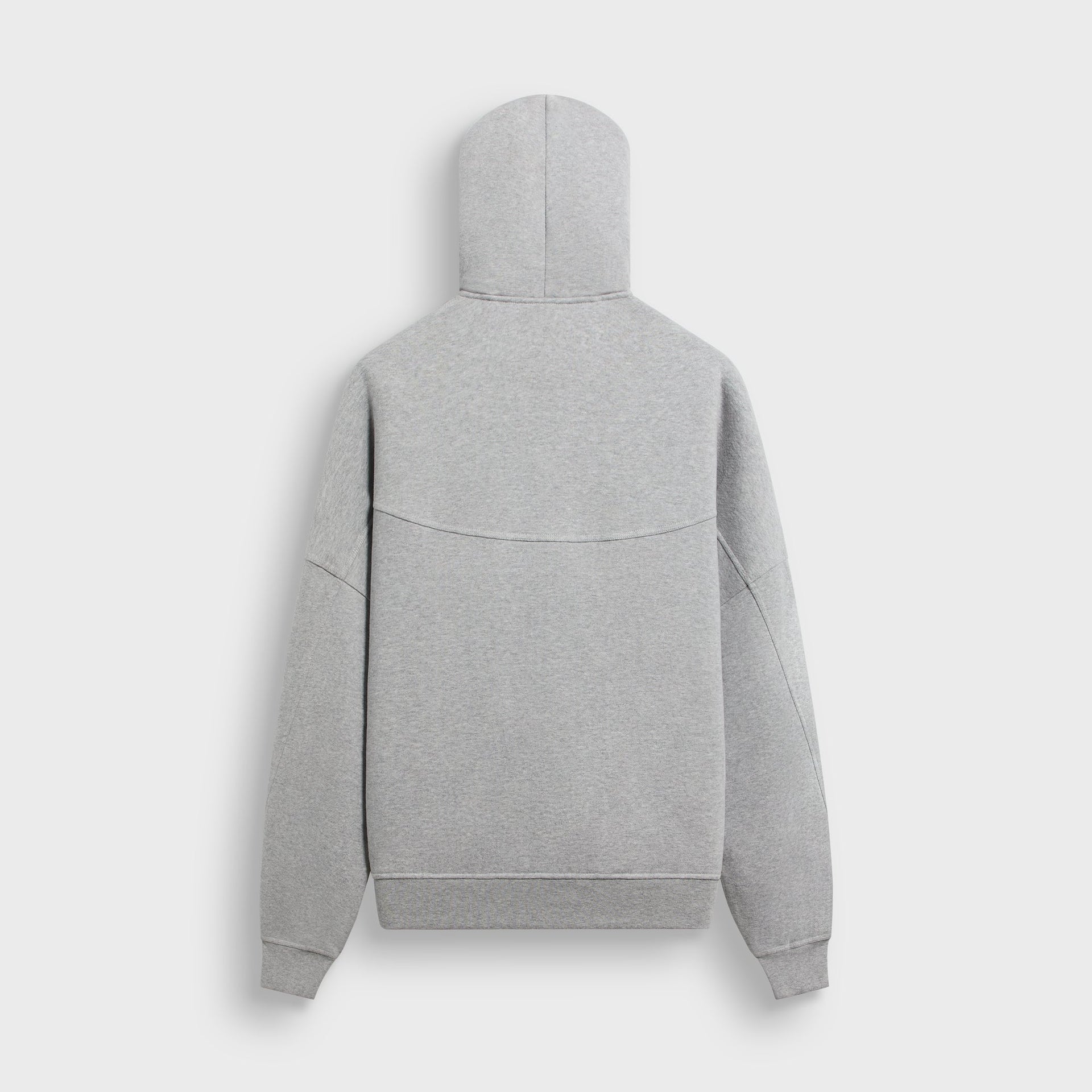 &Kin Plush Fleece Hiroshi Zip Front Hoodie - Medium Heather Grey