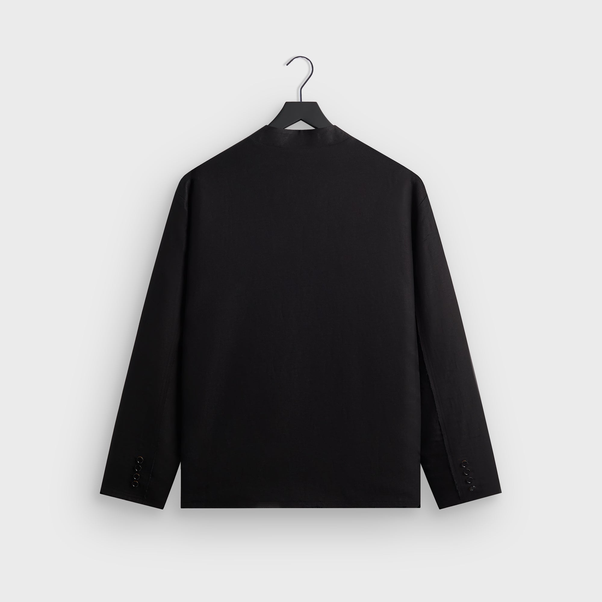 &Kin Long Sleeve Linen Viscose Twill Mathis Shirt - Black – Kith UK