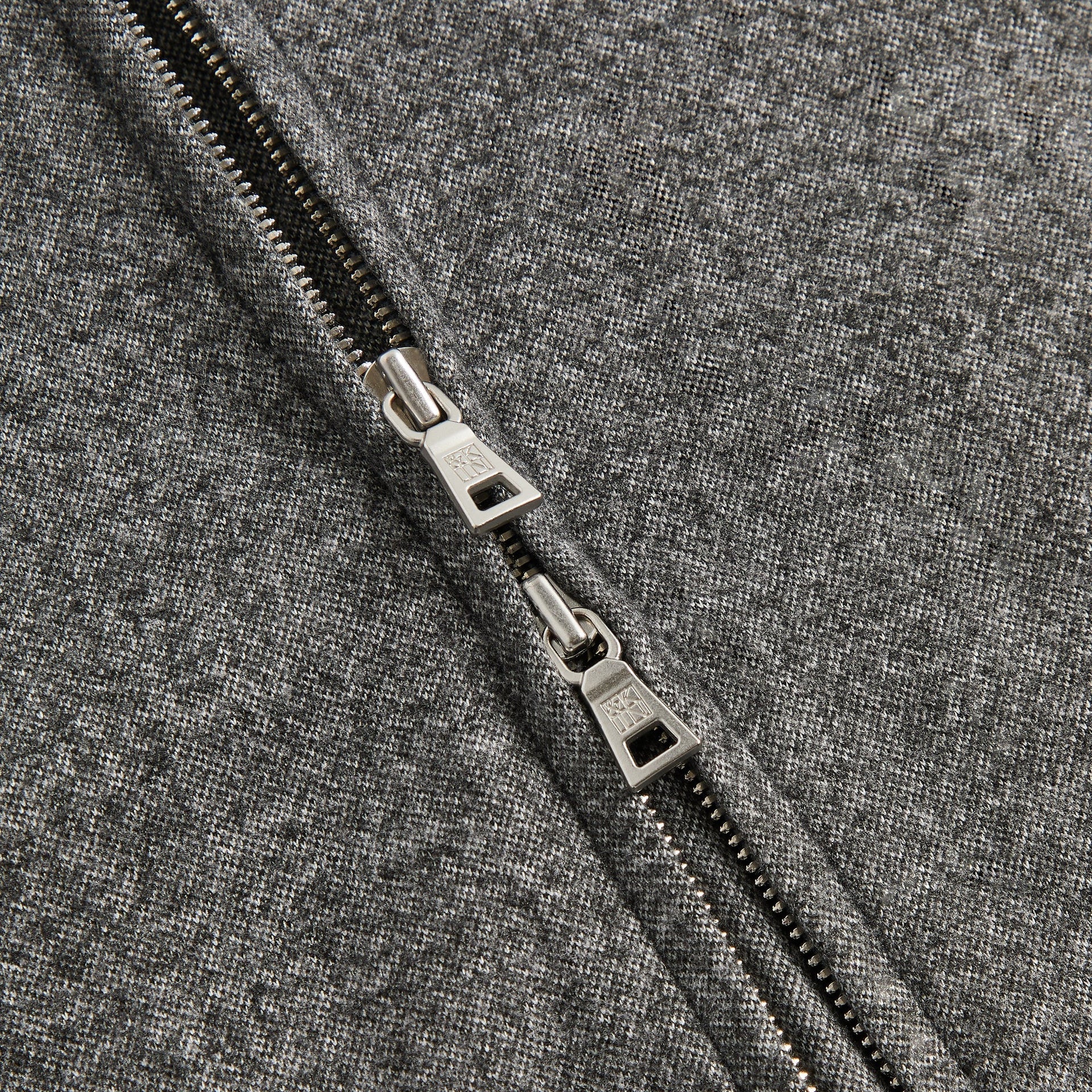 &Kin Flannel Jersey Stephen Track Jacket - Charcoal Heather - PH