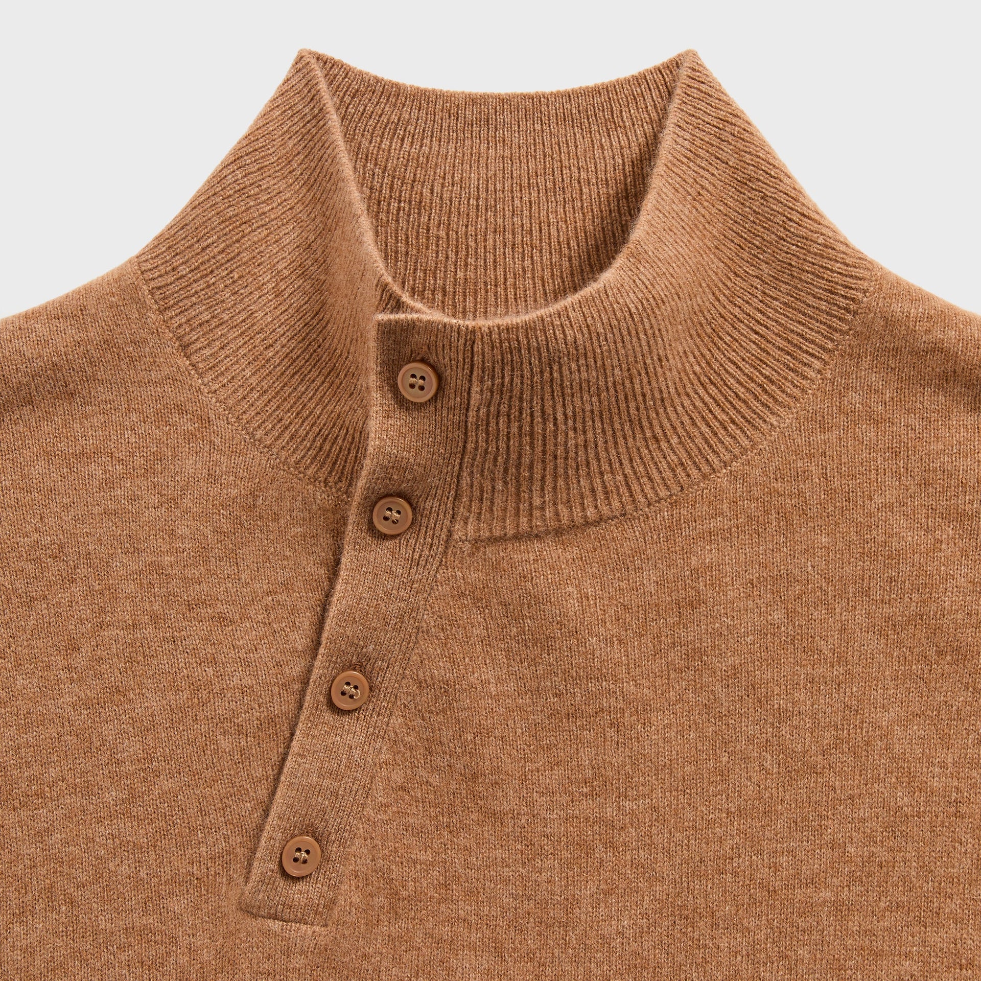 &Kin Cashmere Cyrus Turtleneck - Sand Dune
