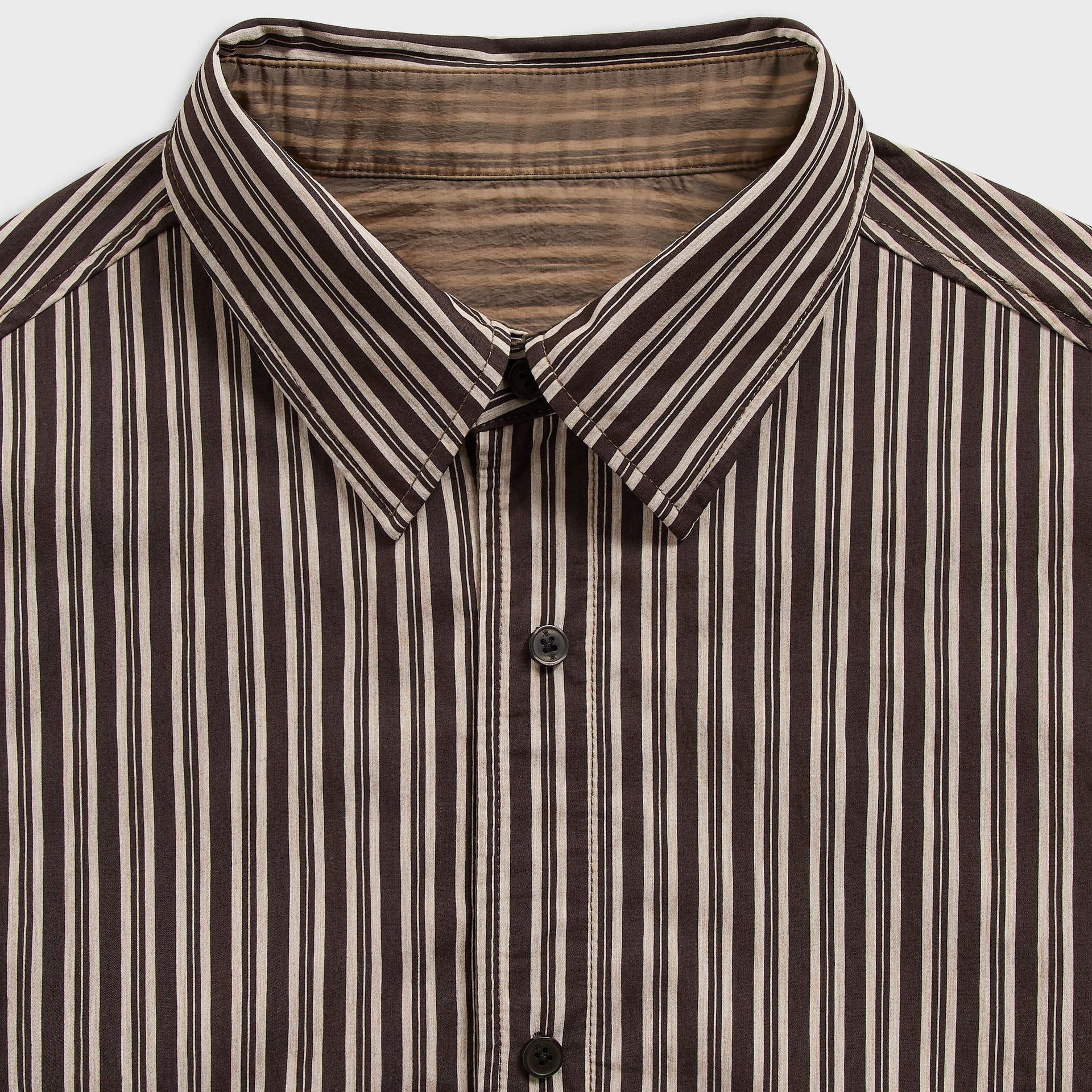 Kith Layered Stripe Georgie Shirt - Gobi