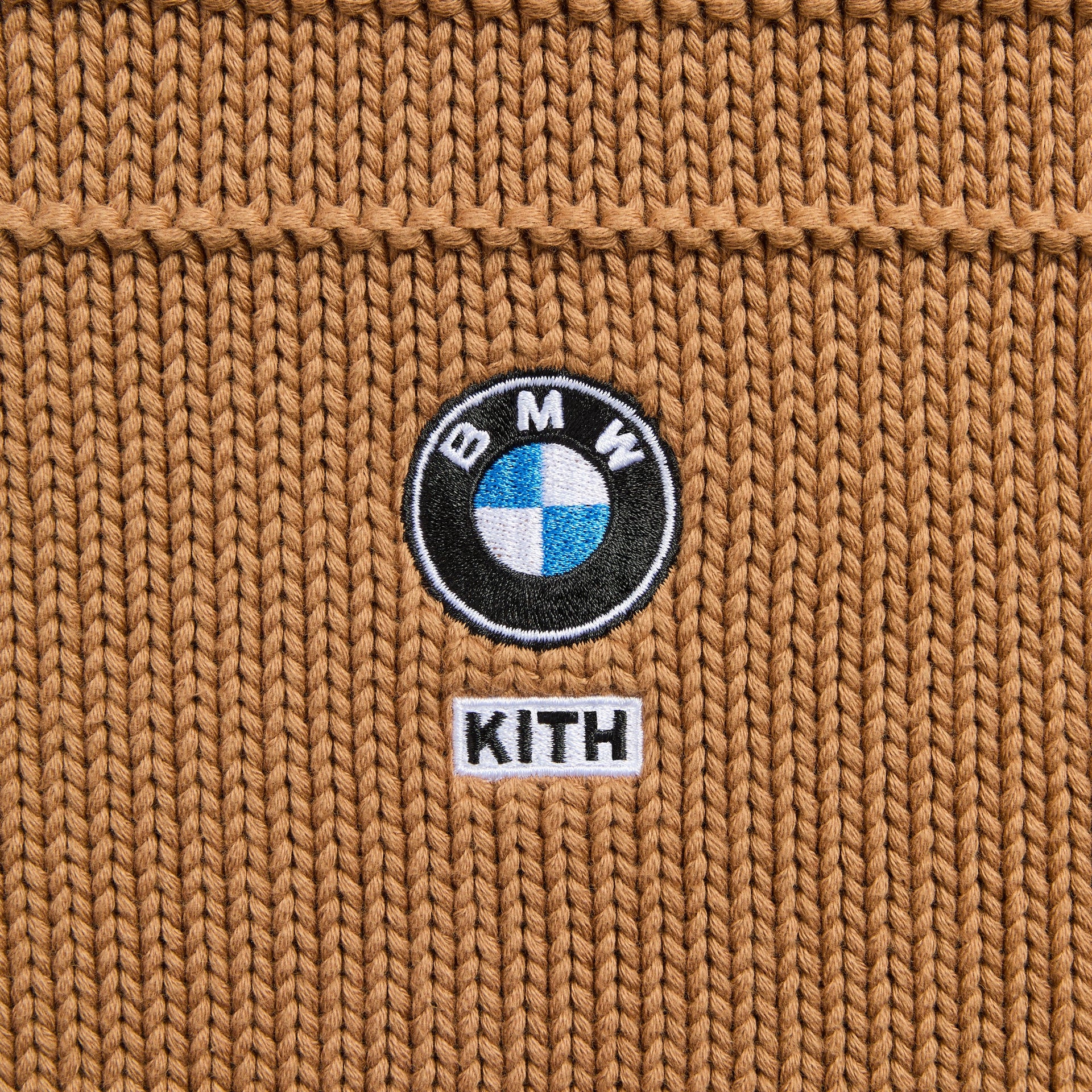 Kith for BMW Ansel Quarter Zip Sweater - Desert
